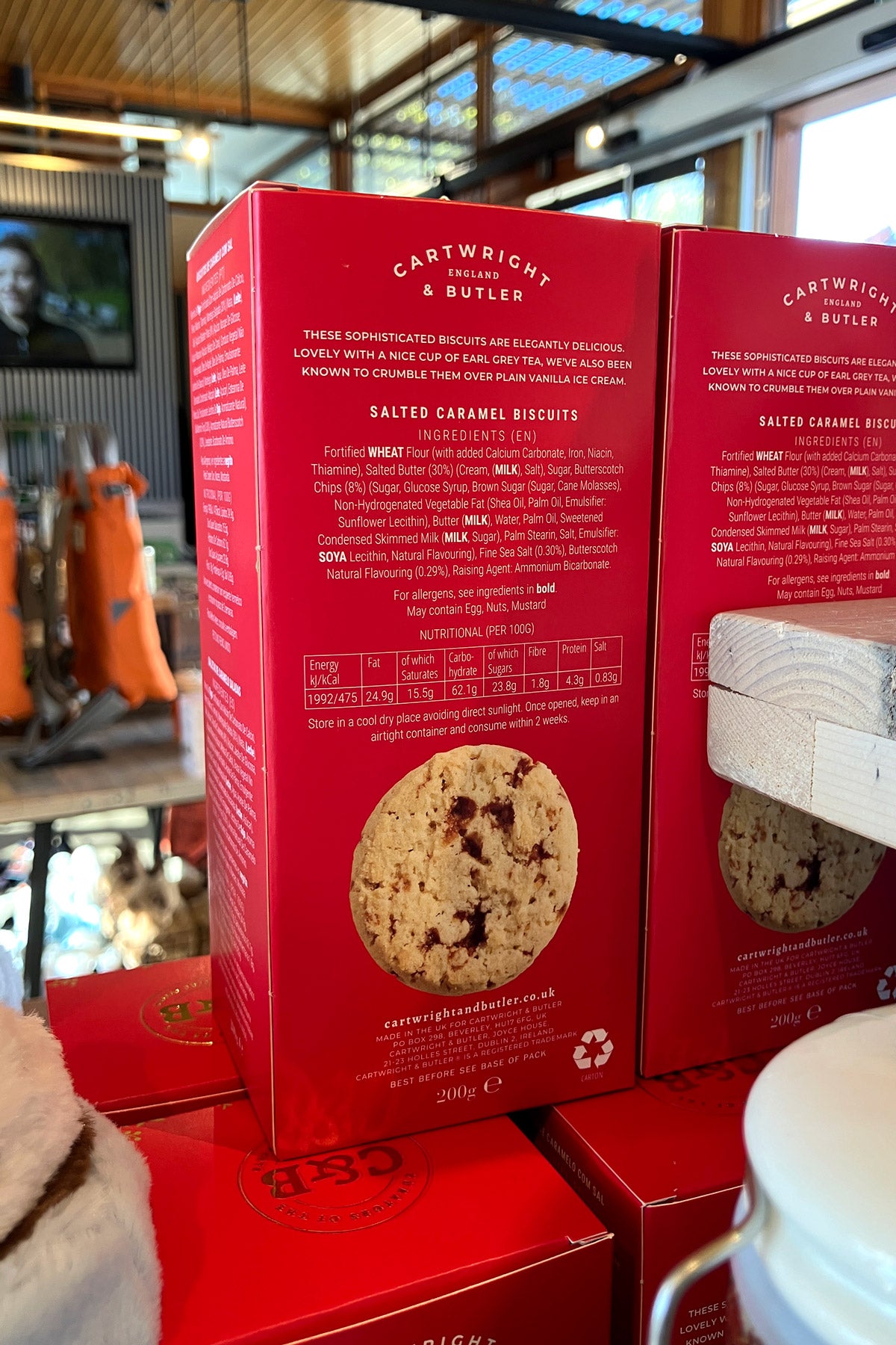 Cartwright & Butler Christmas Salted Caramel Biscuits 200g