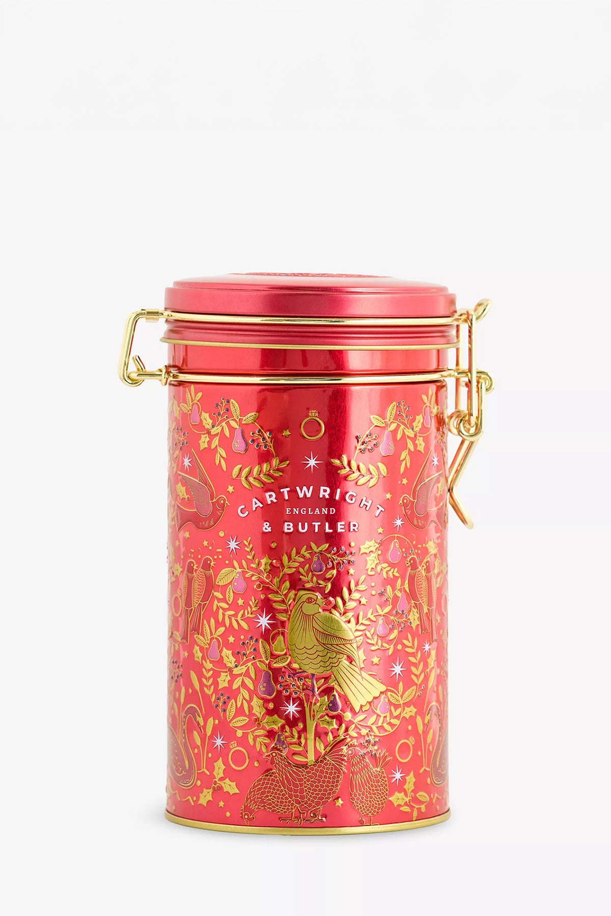 Cartwright & Butler Christmas Salted Caramel Biscuits in Tin 200g