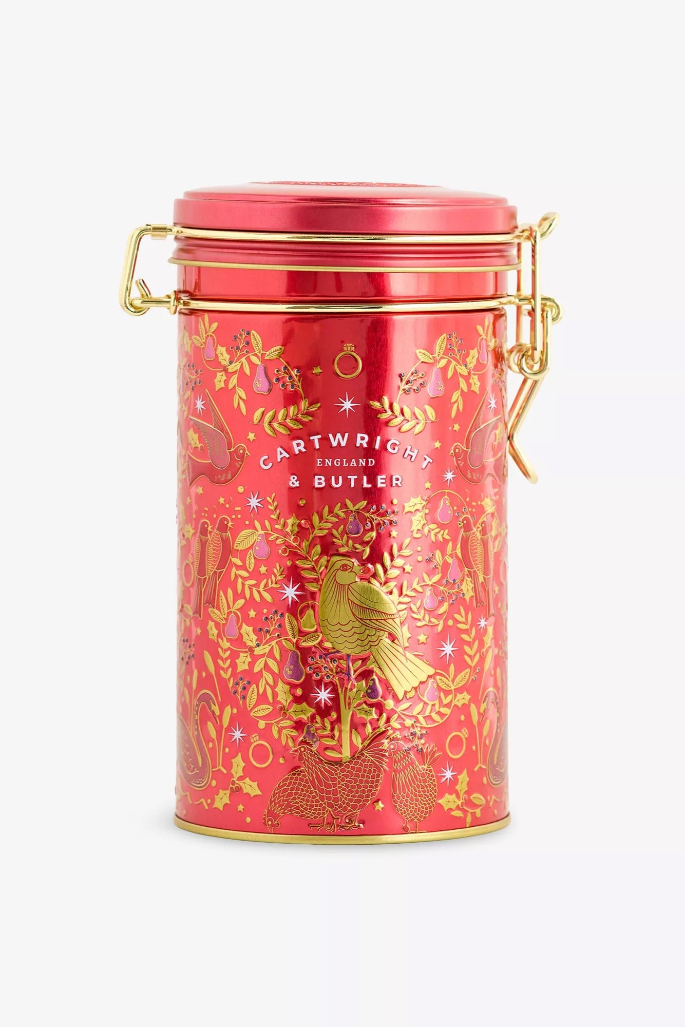 Cartwright & Butler Christmas Salted Caramel Biscuits in Tin 200g