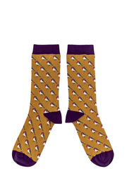 Ginger Robins Socks 8-11