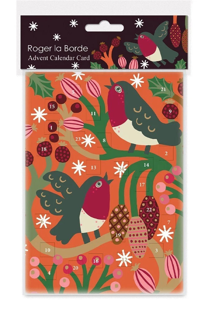 Christmas Chorus Advent Calendar Card