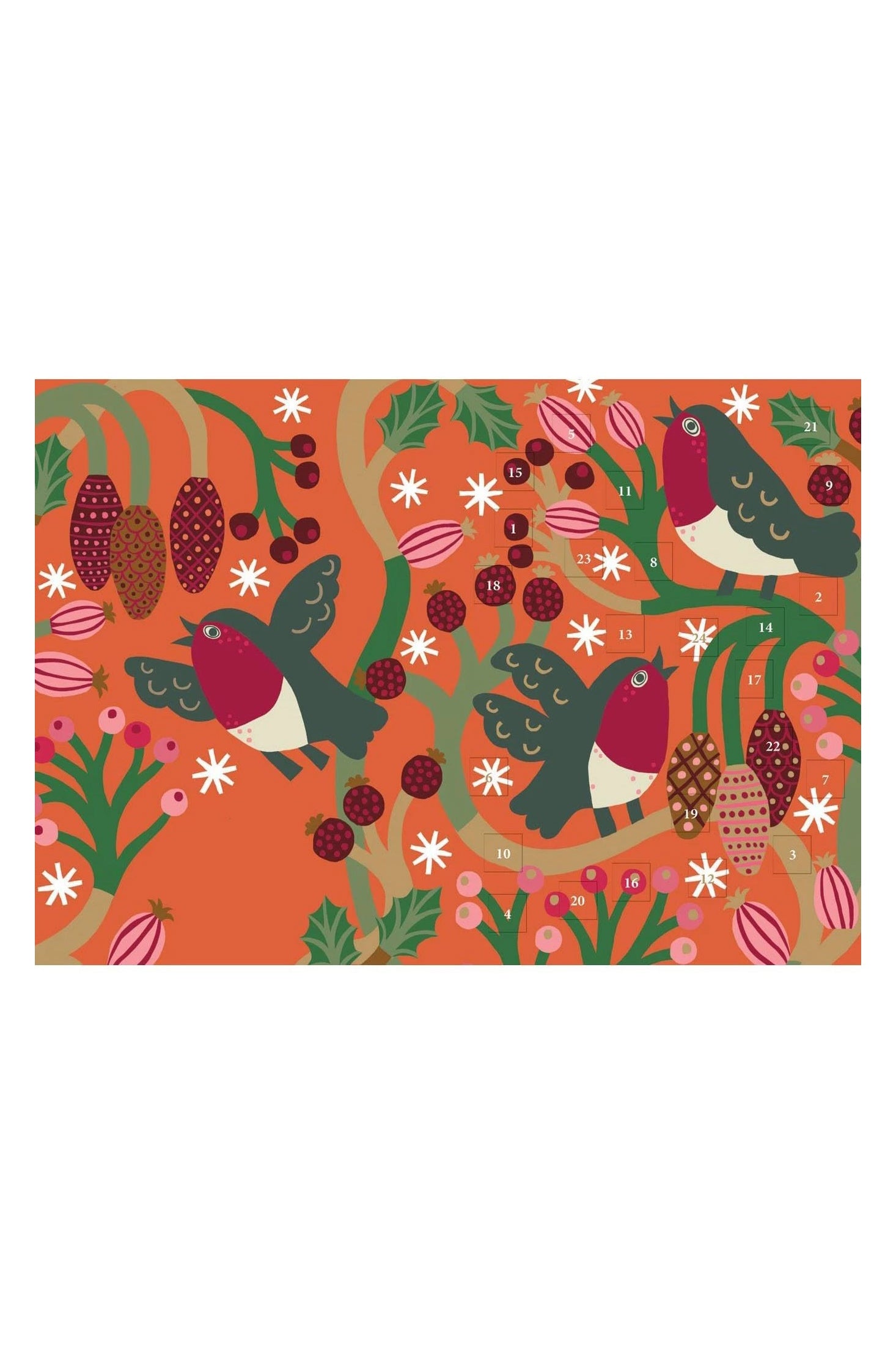 Christmas Chorus Advent Calendar Card