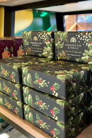 Christmas Tidings Frosted Fir and Holly Soap 190g