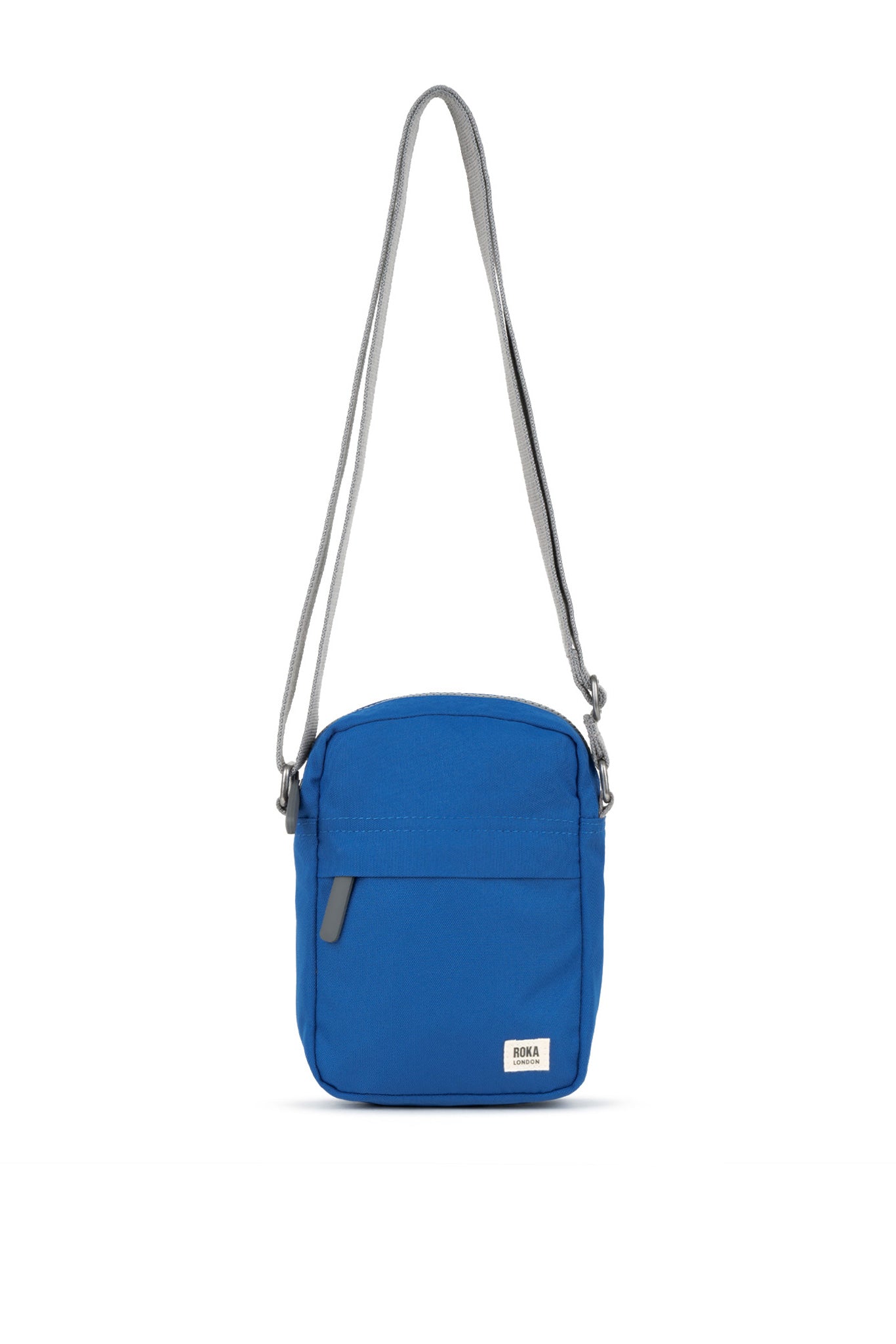 Roka Bond Recycled Canvas Crossbody Bag in Galactic Blue