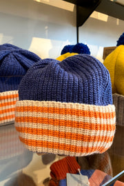 Denim Lambswool Kids Hat