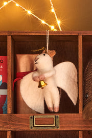 Felt Angelica Mouse Hanging Decoration