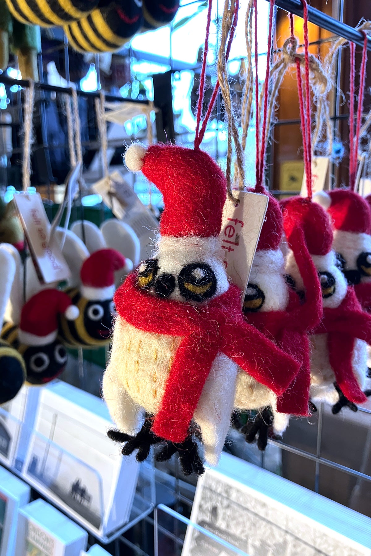 Felt Snowy the Owl Hanging Decoration