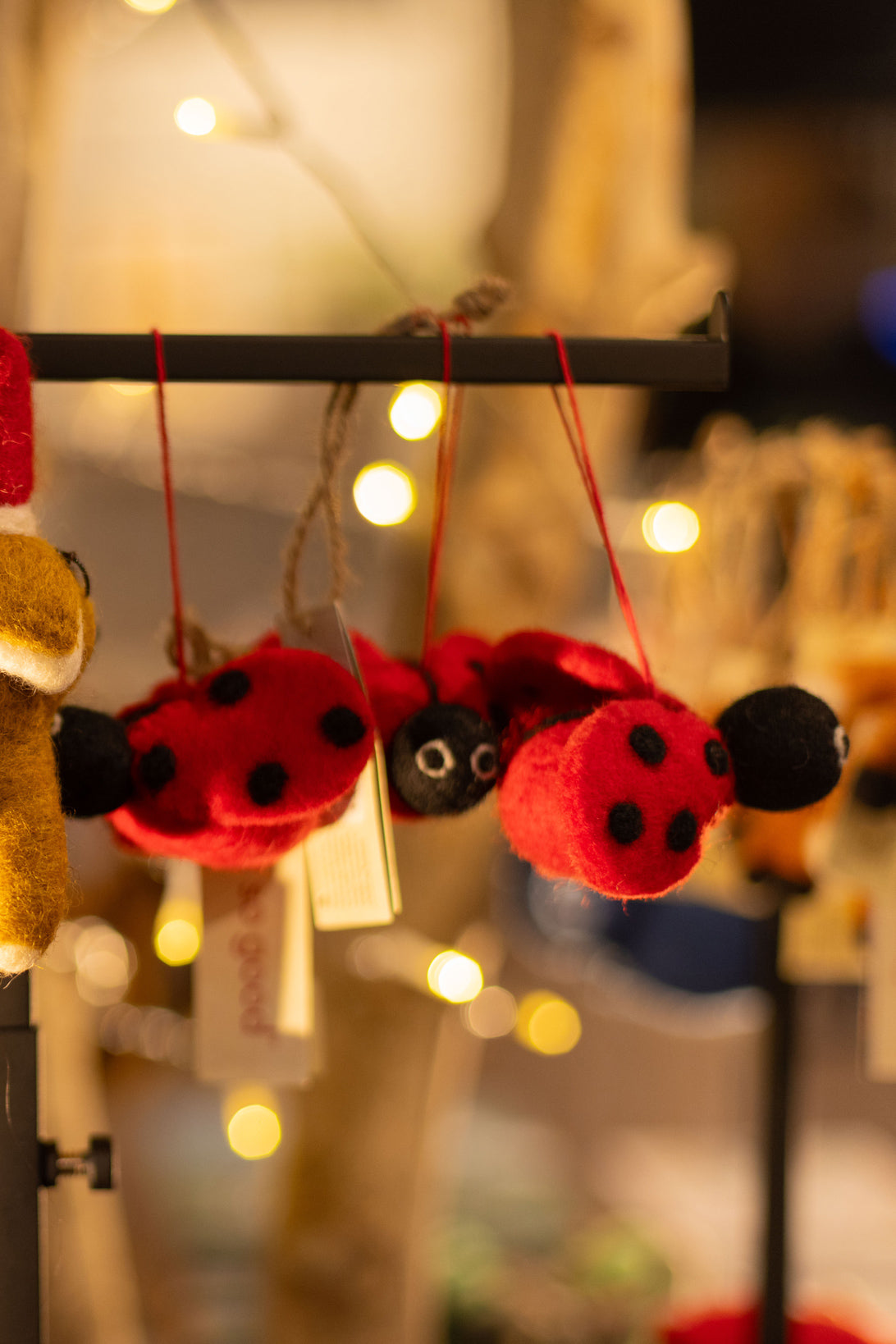 Felt Ladybird Hanging Decoration