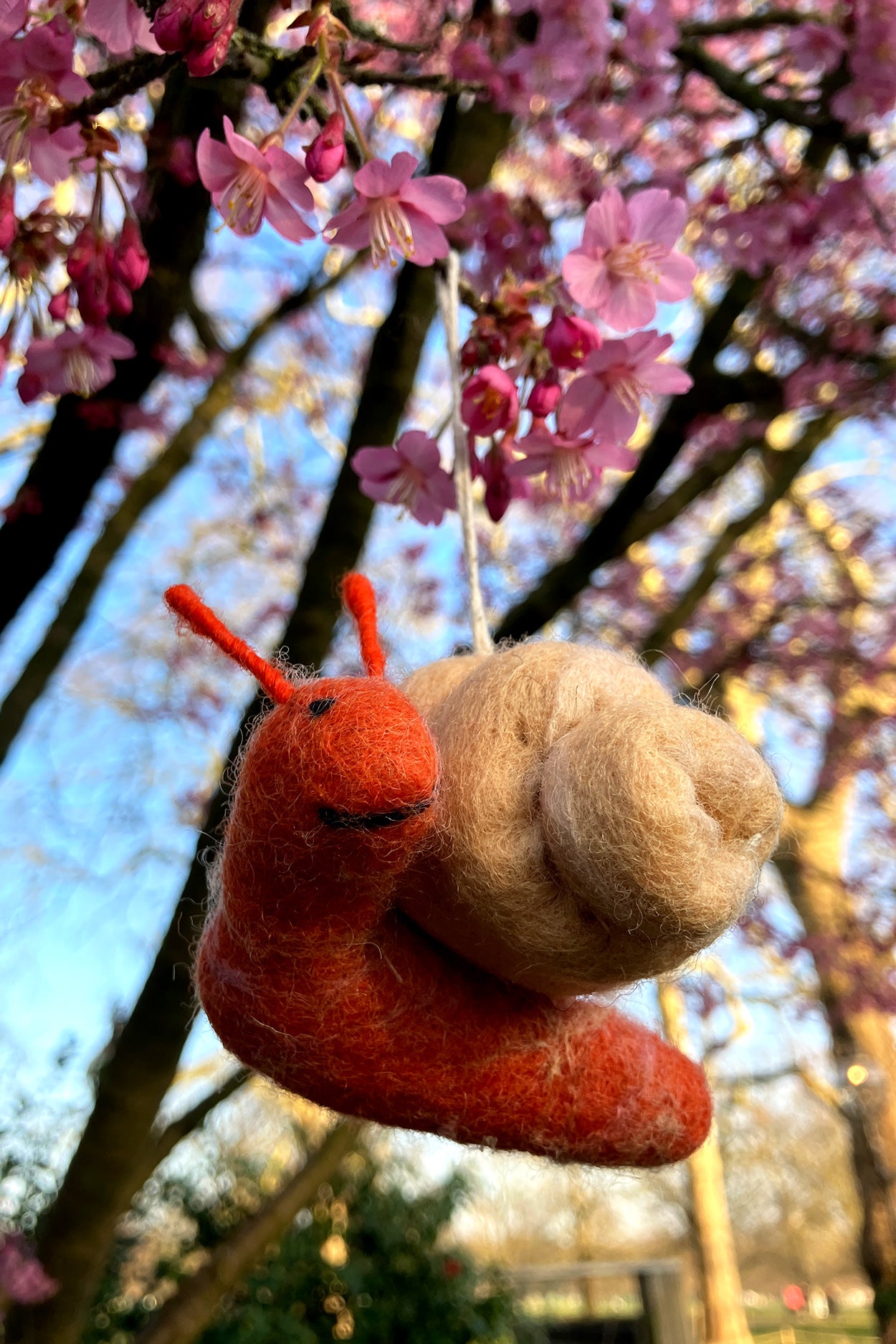 Felt Sadie The Snail Hanging Decoration