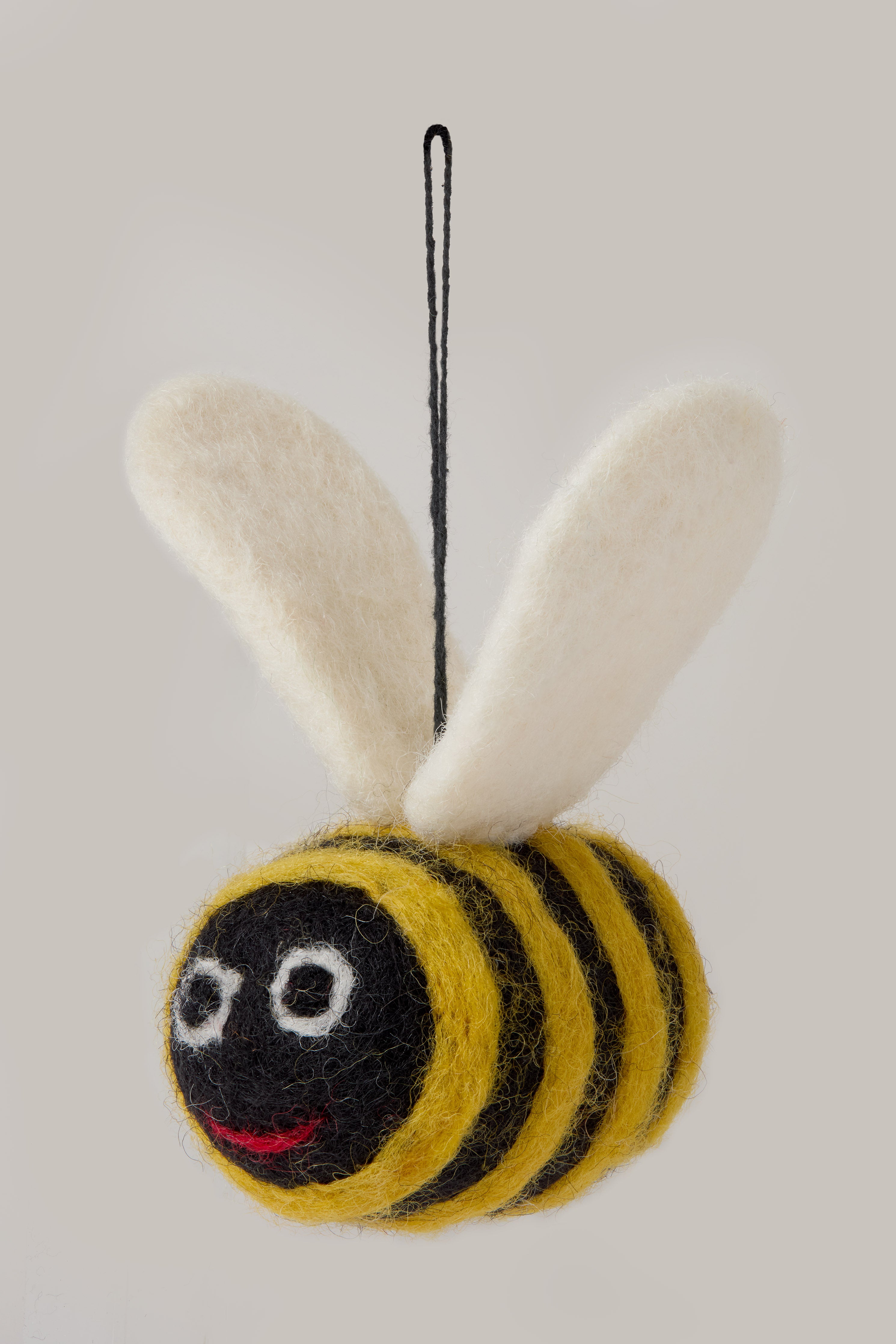 Felt Bumble Bee Hanging Decoration