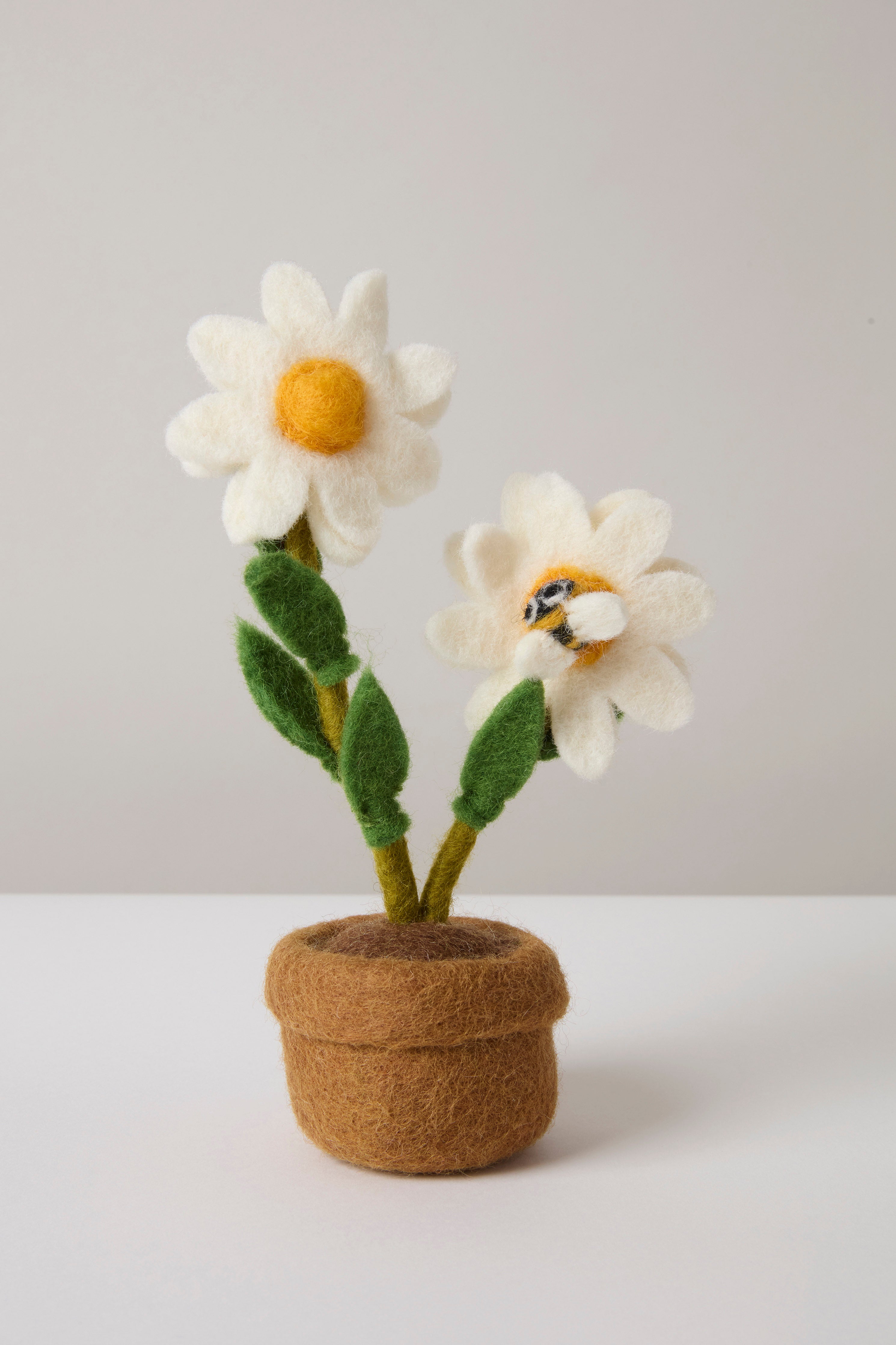 Felt Daisy in Pot Hanging Decoration