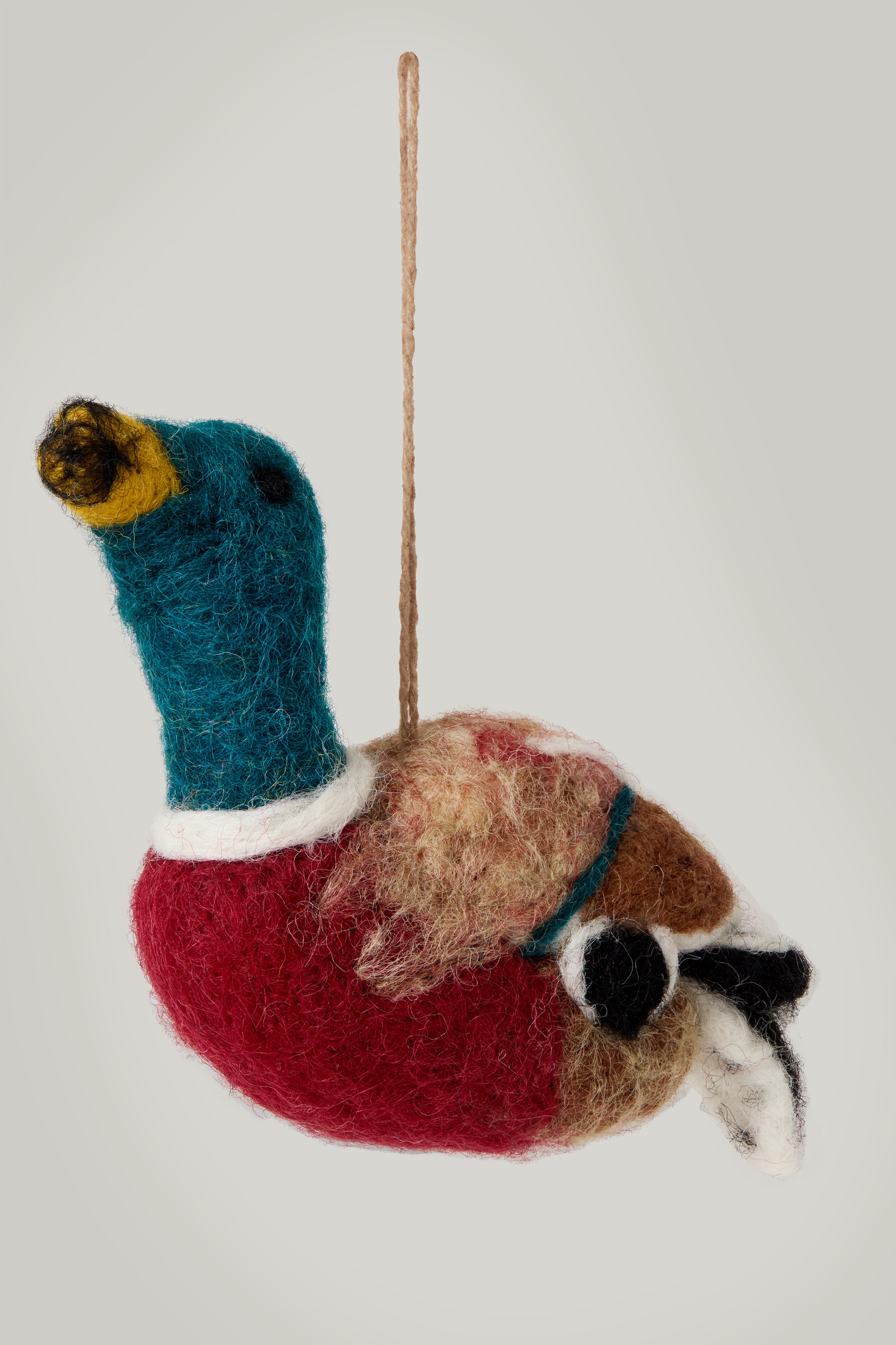 Felt Mallard Hanging Decoration