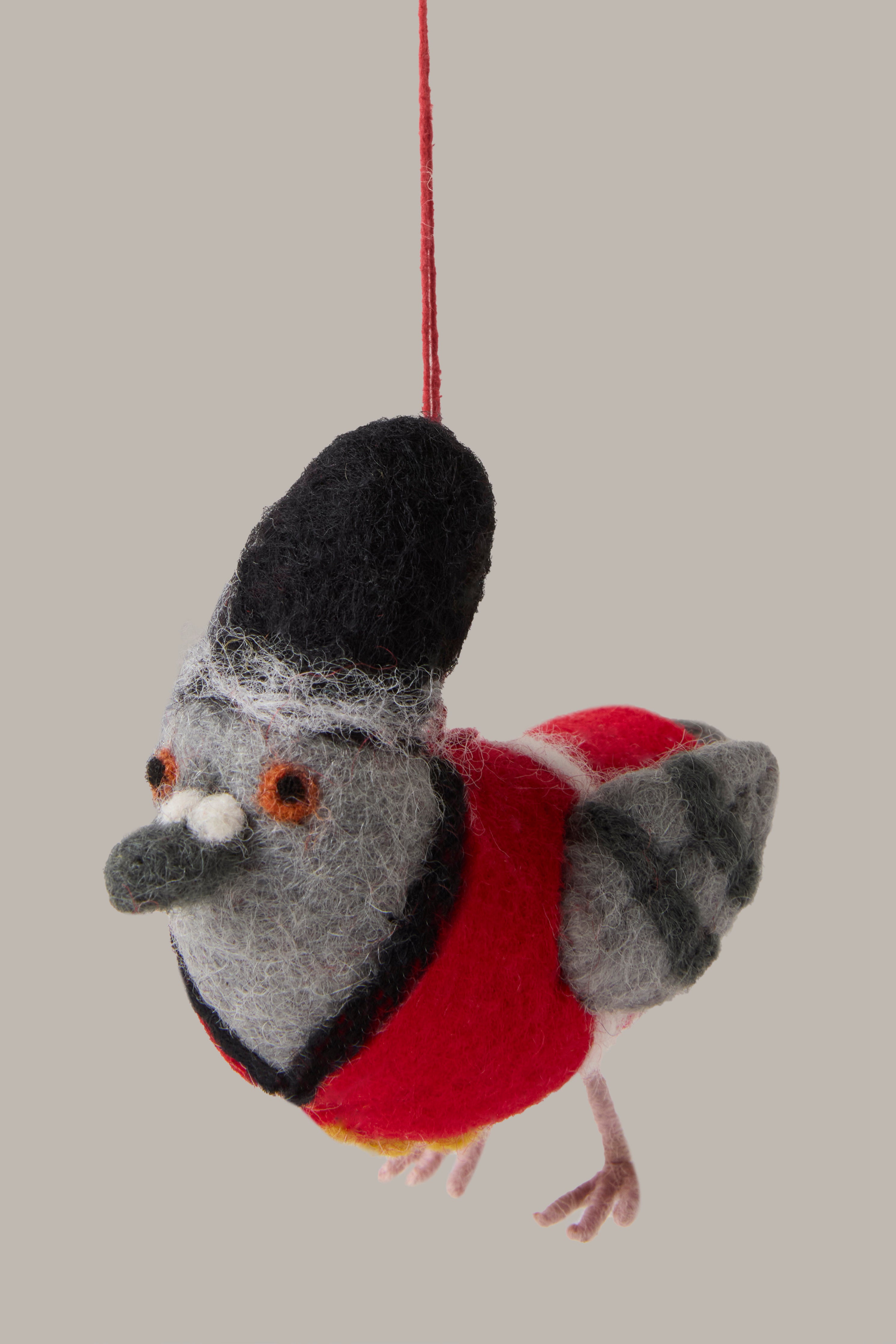 Felt Pigeon Beefeater Hanging Decoration