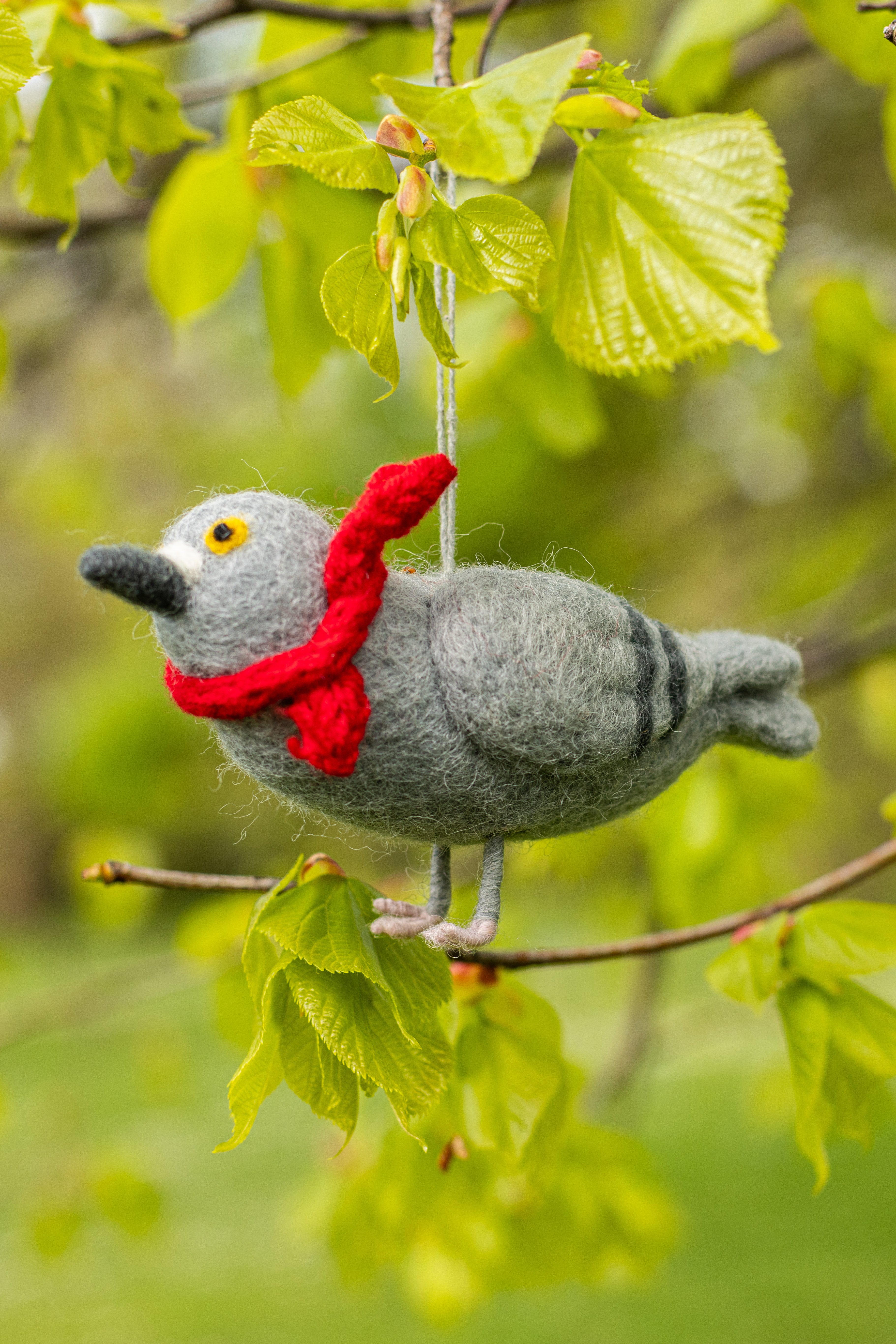 Felt Pigeon Hanging Decoration