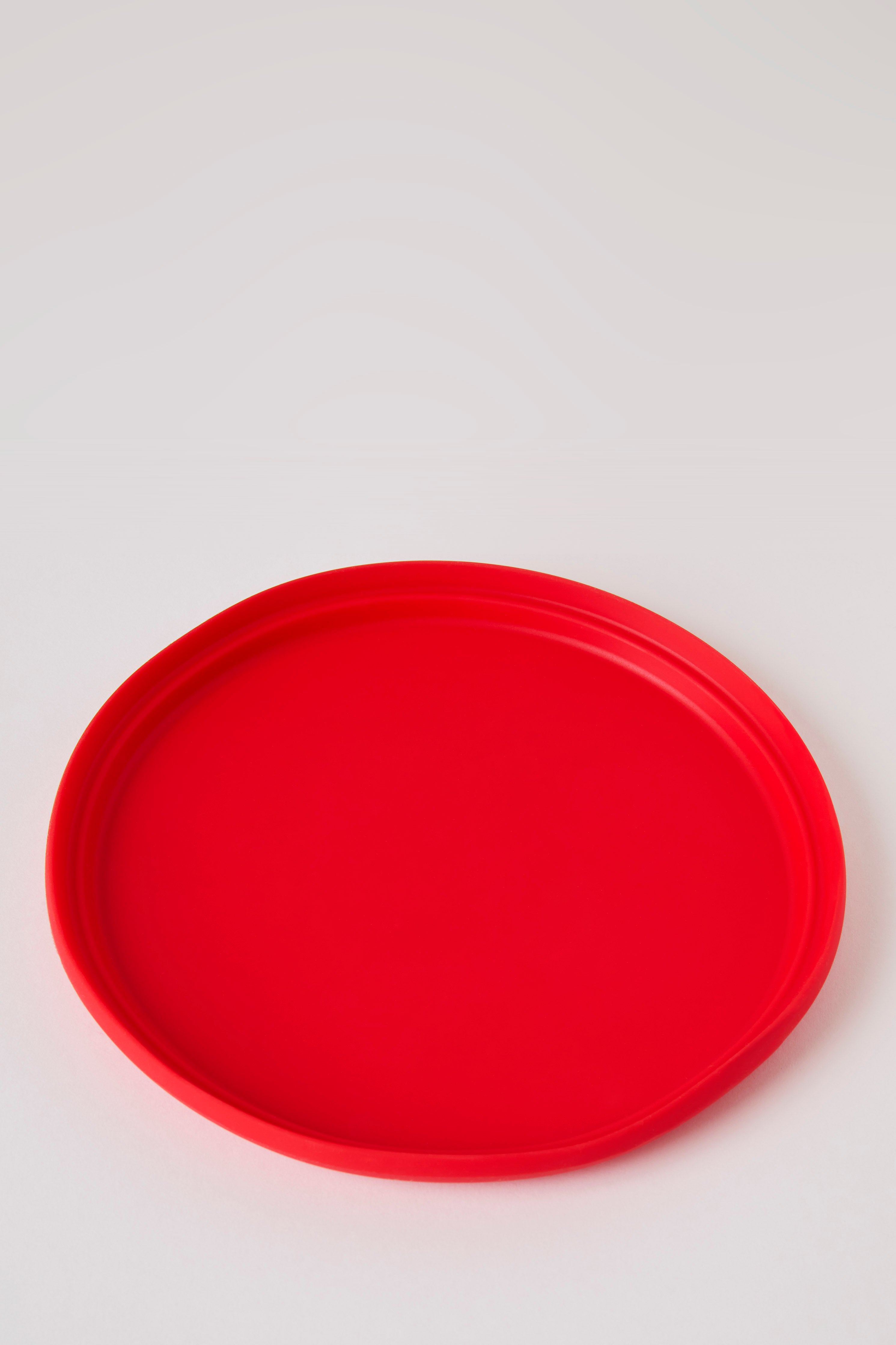 Red Foldable Flyer Frisbee