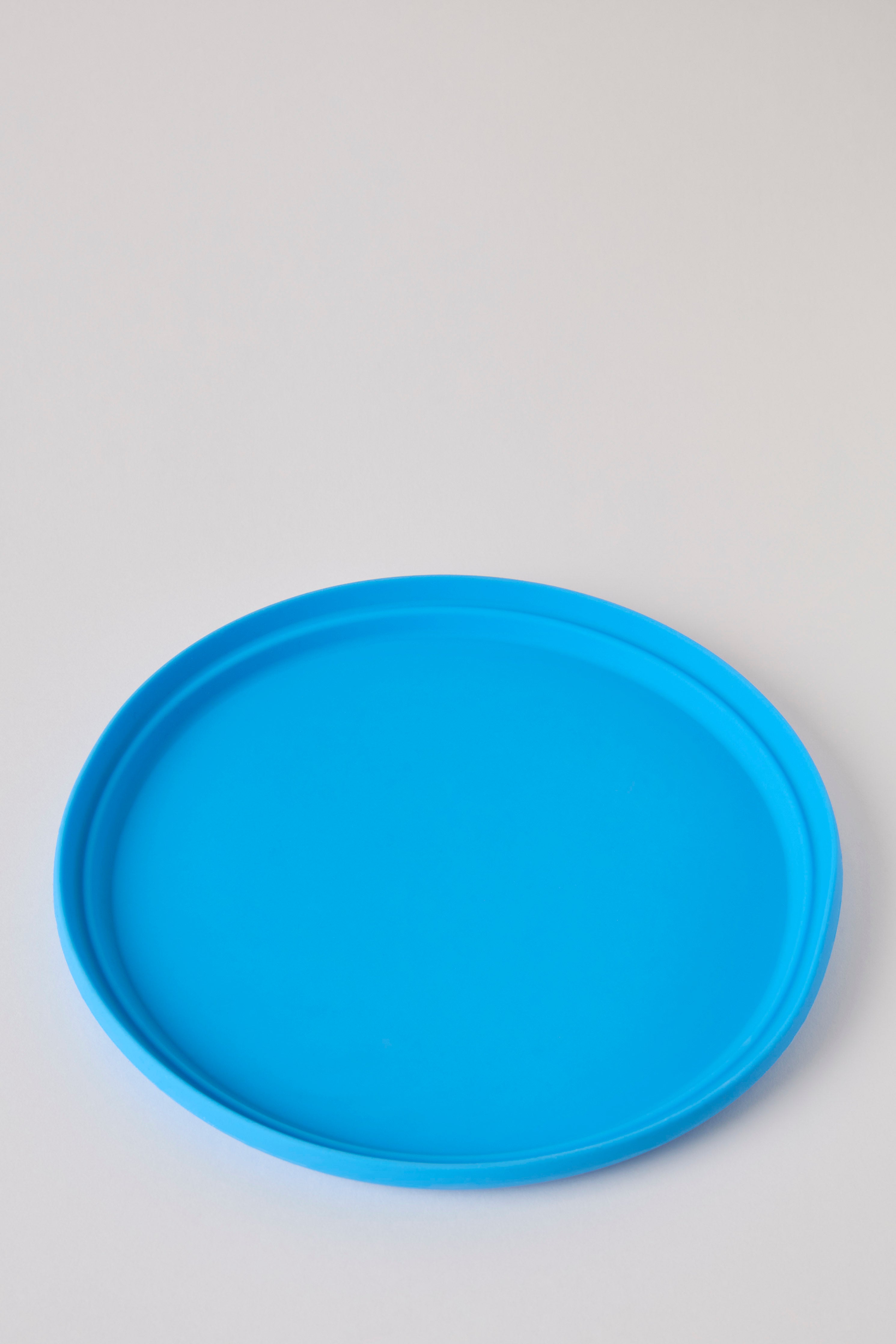 Blue Foldable Flyer Frisbee