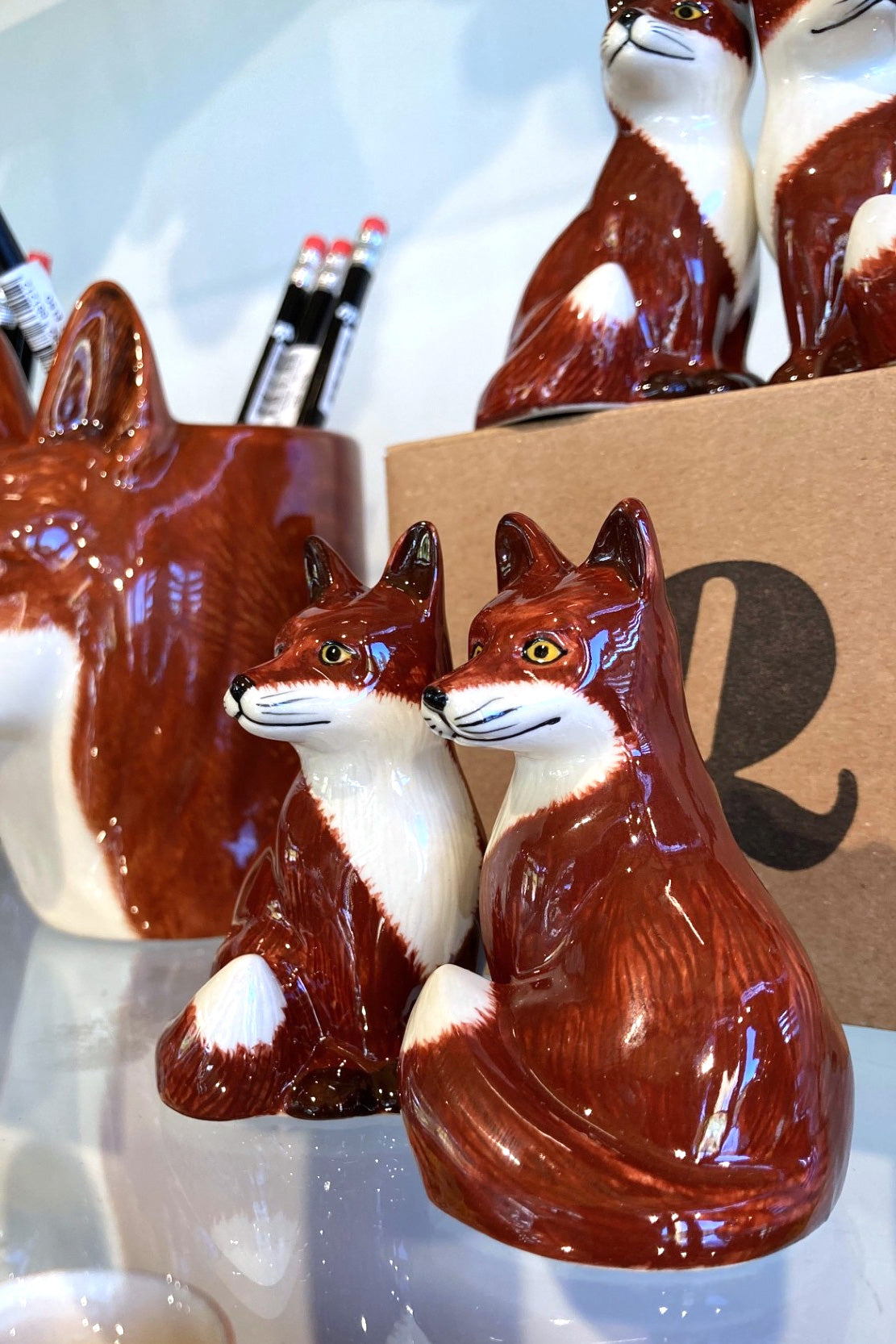 Fox Salt And Pepper Shakers