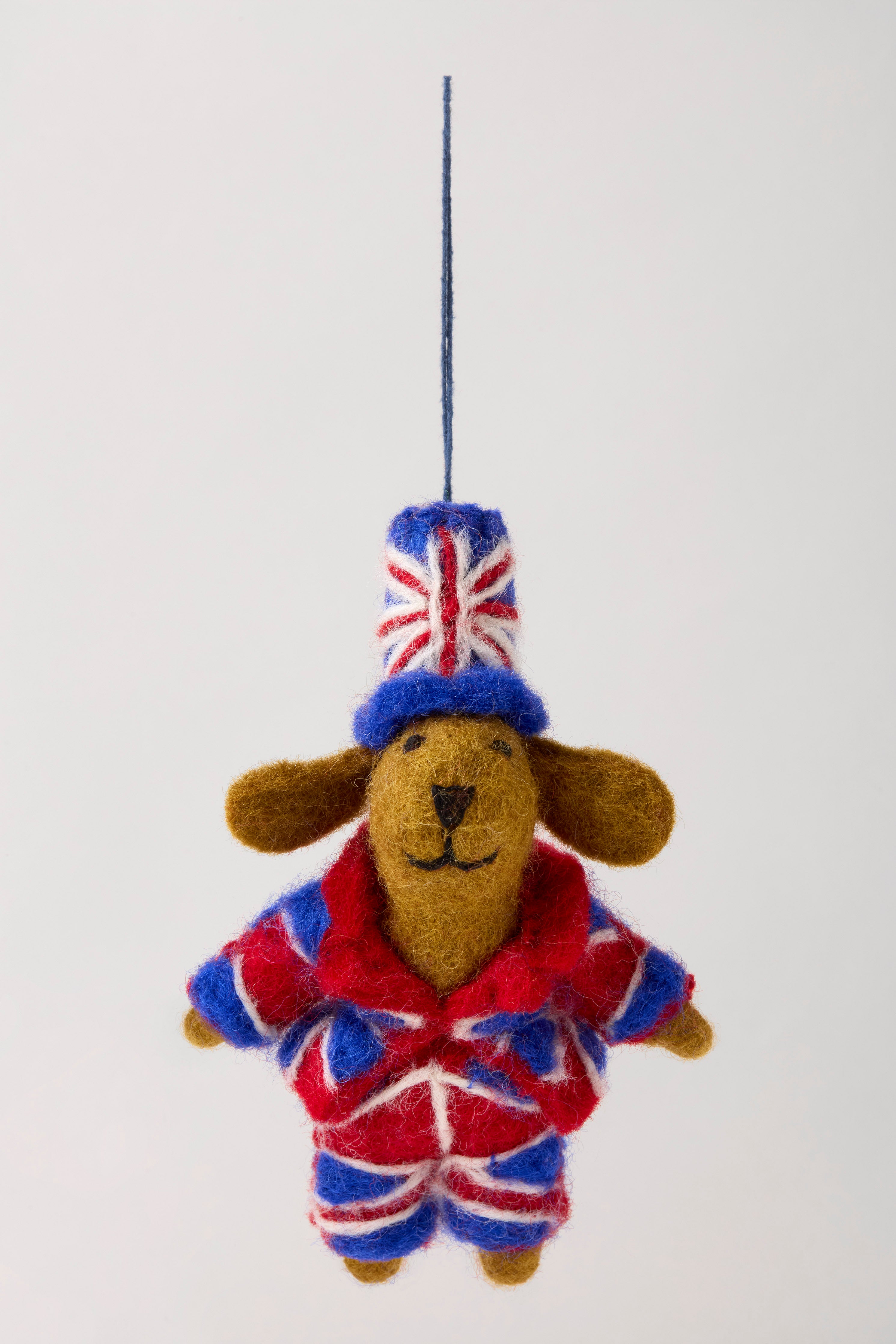 Felt Patriotic Pooch Hanging Decoration