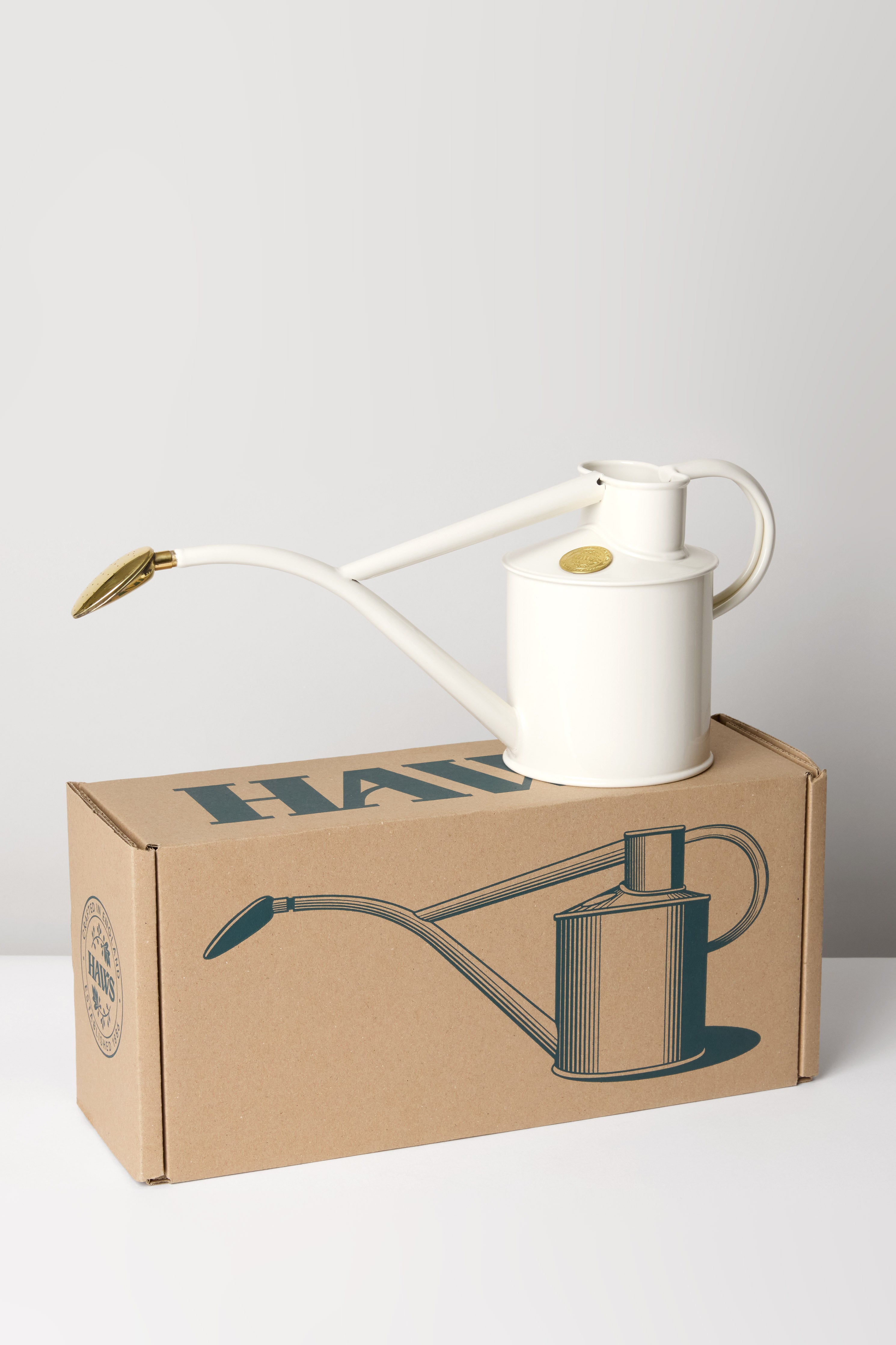 Haws White Rowley Ripple Watering Can