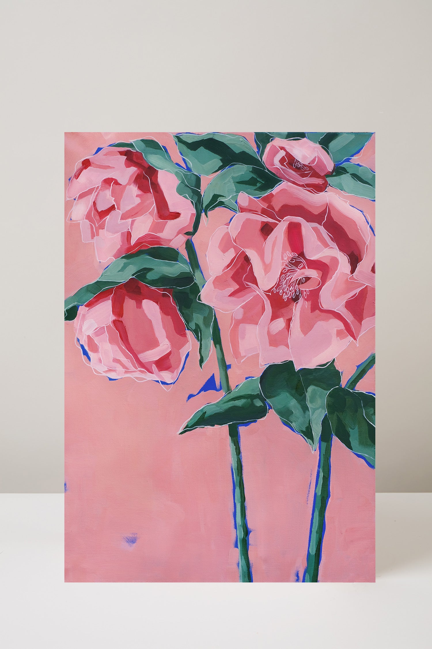 Hellebore Painting On Canvas By Daniel Quirke for the Royal Parks | Regents Park Collection