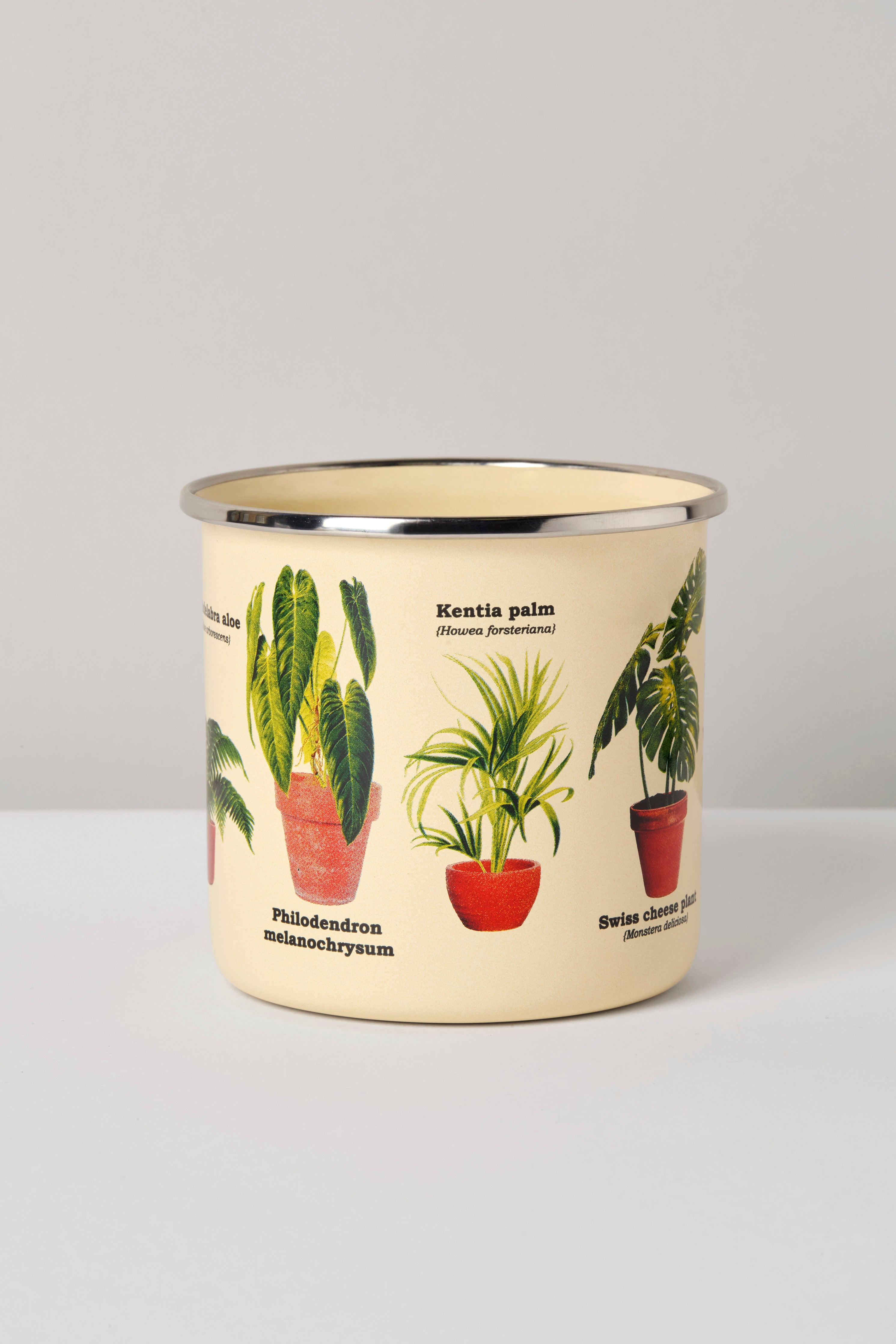 House Plants Enamel Mug