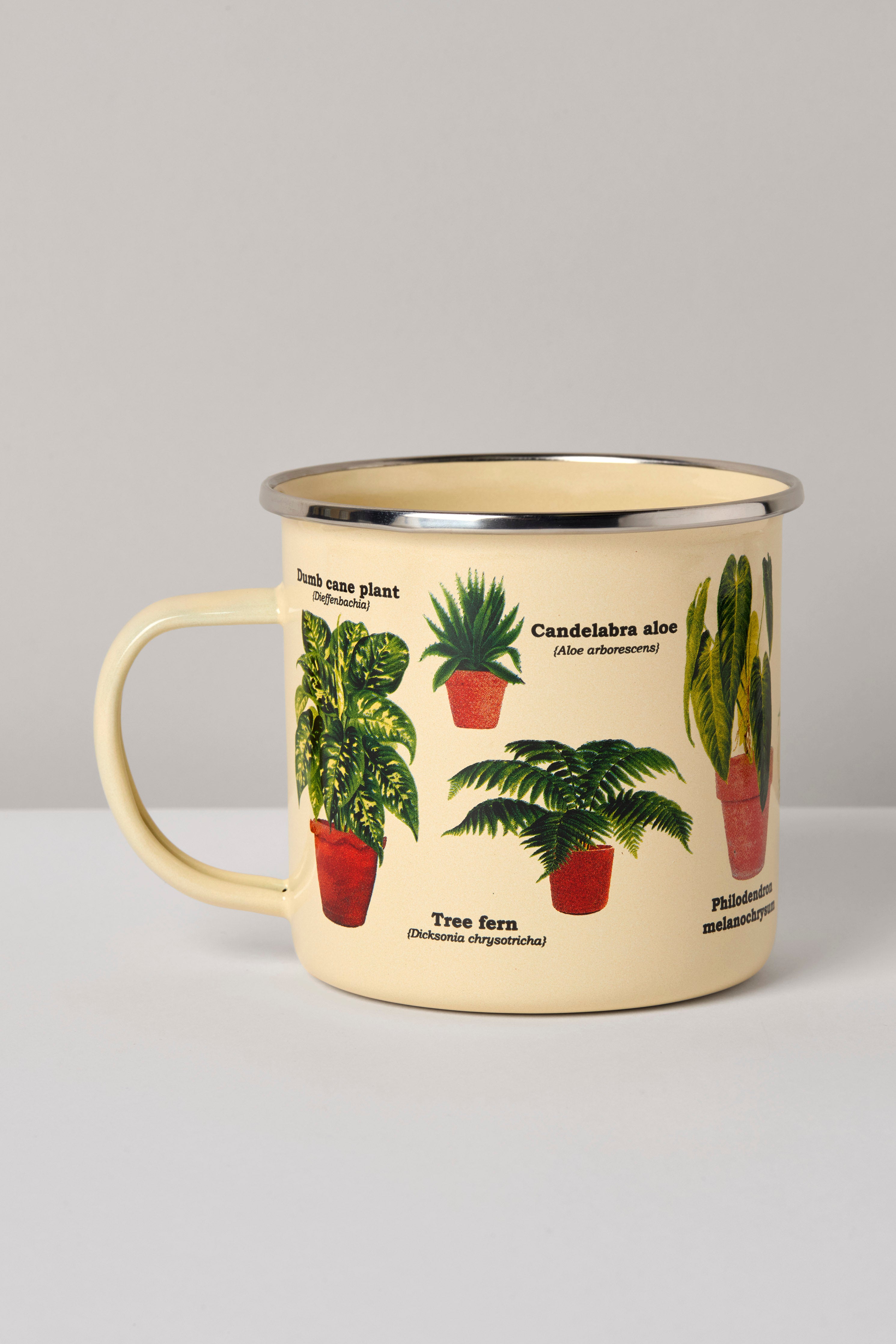 House Plants Enamel Mug