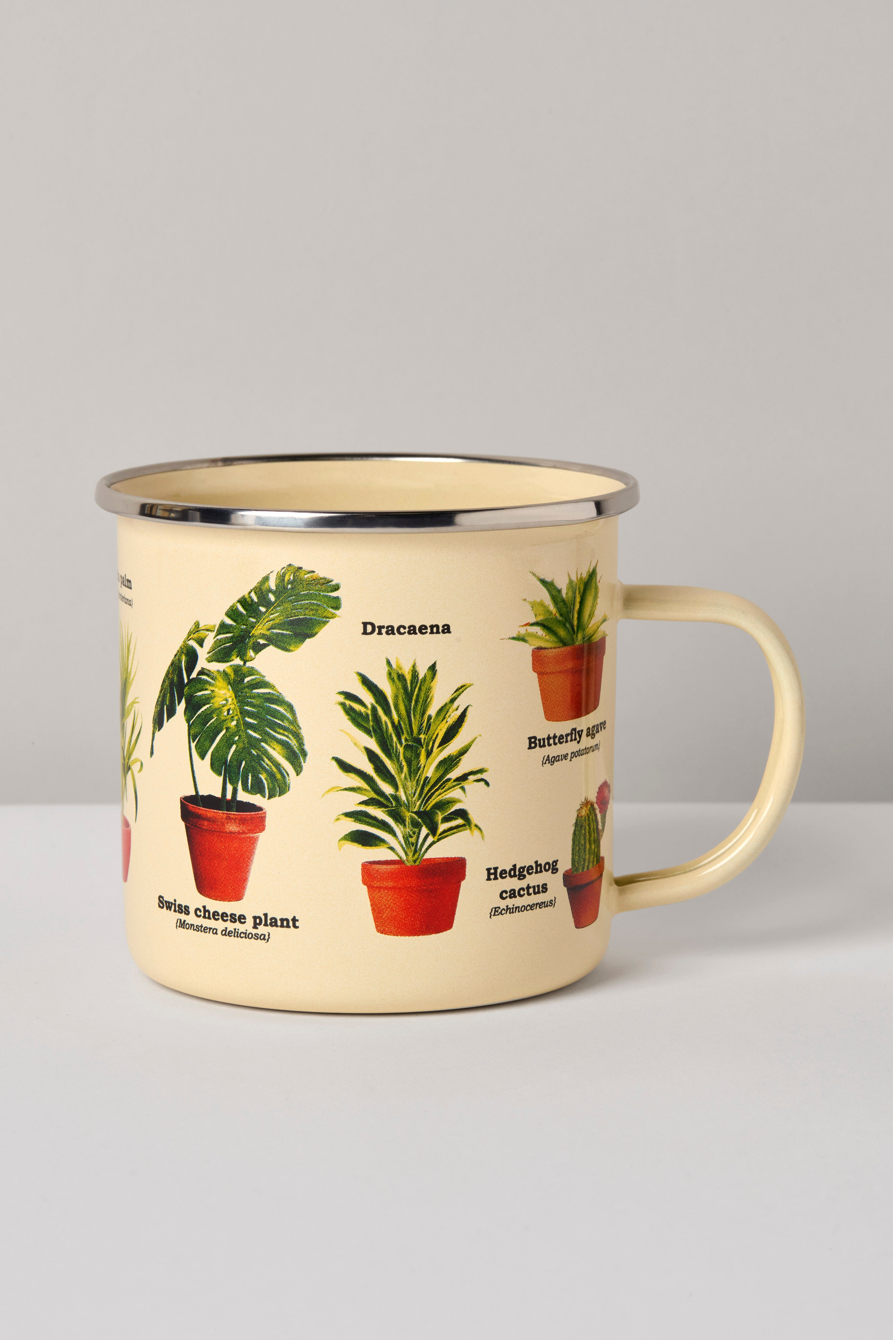 House Plants Enamel Mug