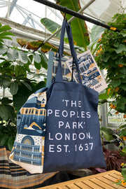 Hyde Park Est 1637 Blue Cotton Bag