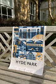 Hyde Park Vintage Print Tea Towel