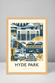 Hyde Park Print by Jack Oldfield_framed