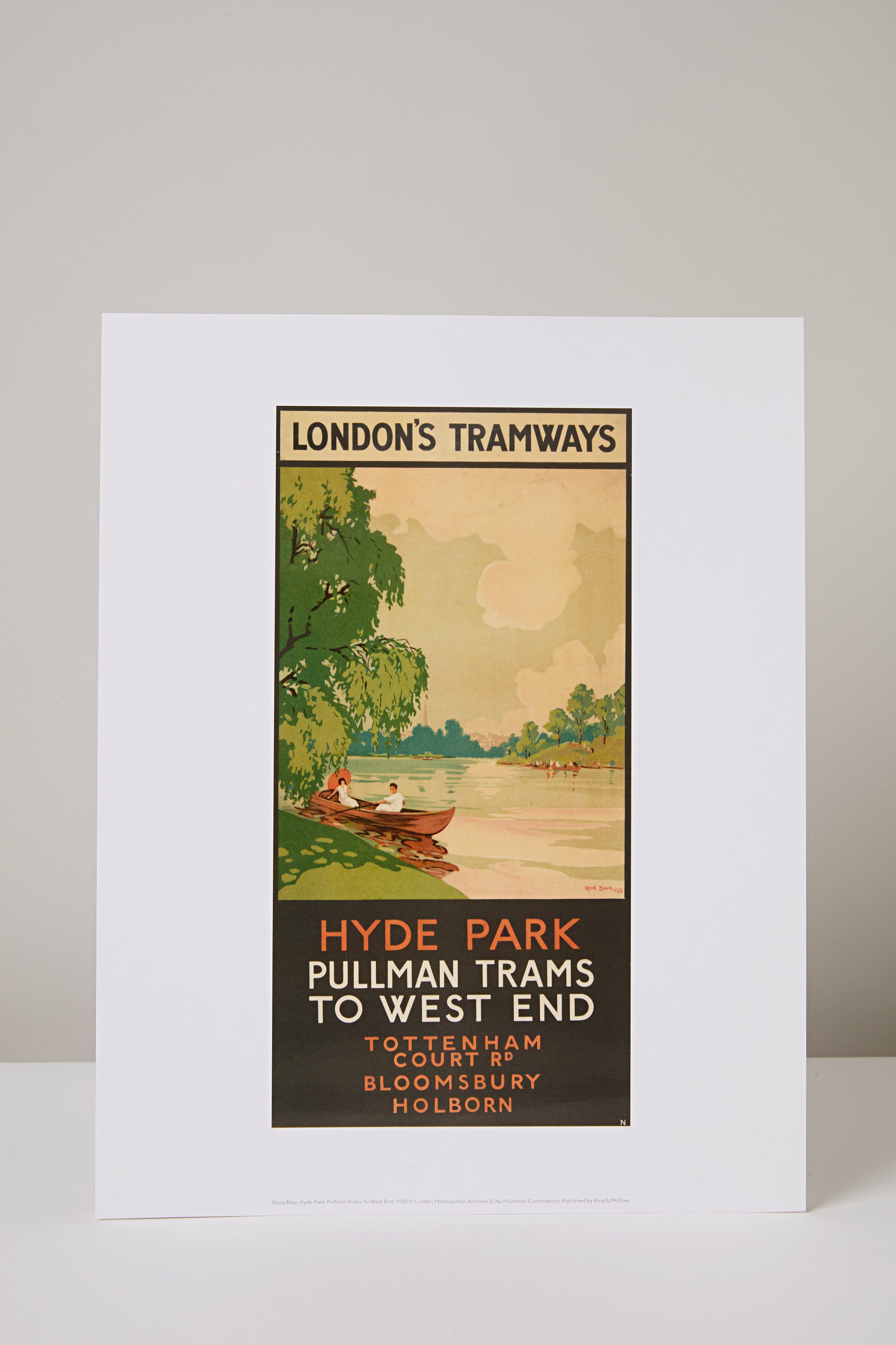 Hyde Park Tramways Mini Print