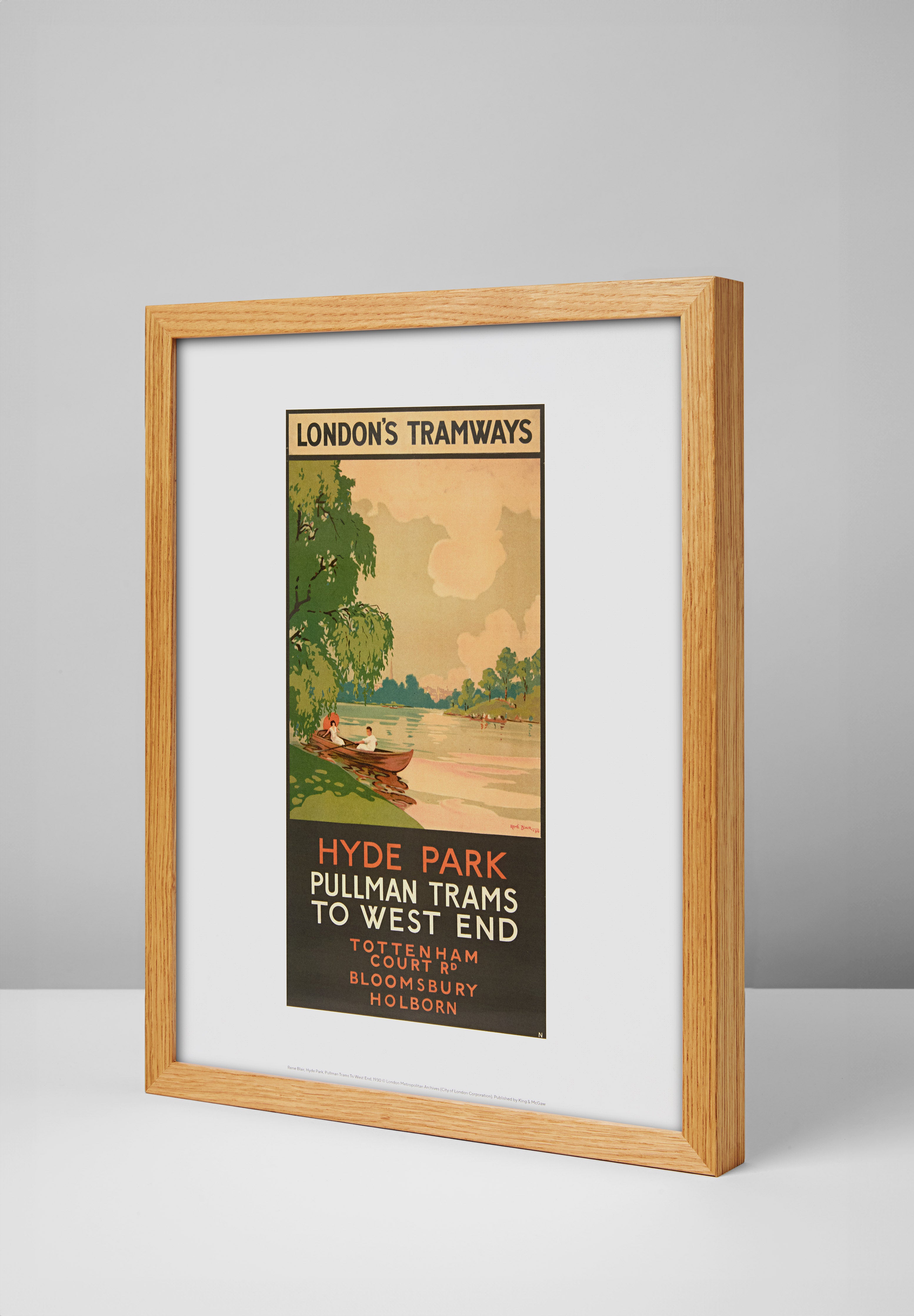 Hyde Park Tramways Mini Print