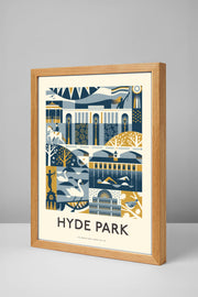 Hyde Park Print by Jack Oldfield_framed