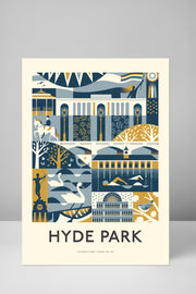 Hyde Park Print by Jack Oldfield_unframed