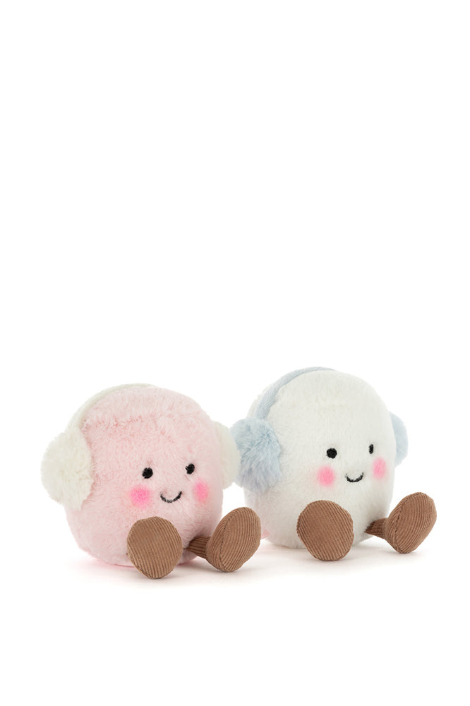 Jellycat Amuseables Toastie Pink & White Marshmallows Soft Toy