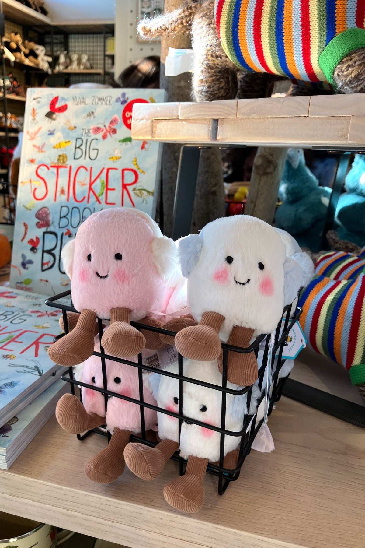 Jellycat Amuseables Toastie Pink & White Marshmallows Soft Toy