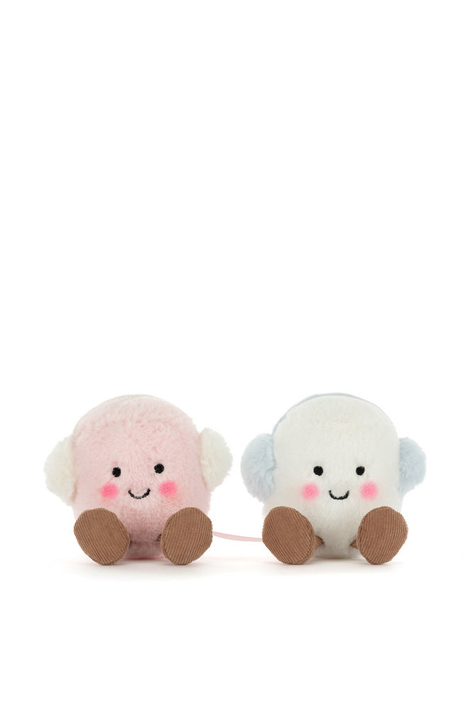 Jellycat Amuseables Toastie Pink & White Marshmallows Soft Toy