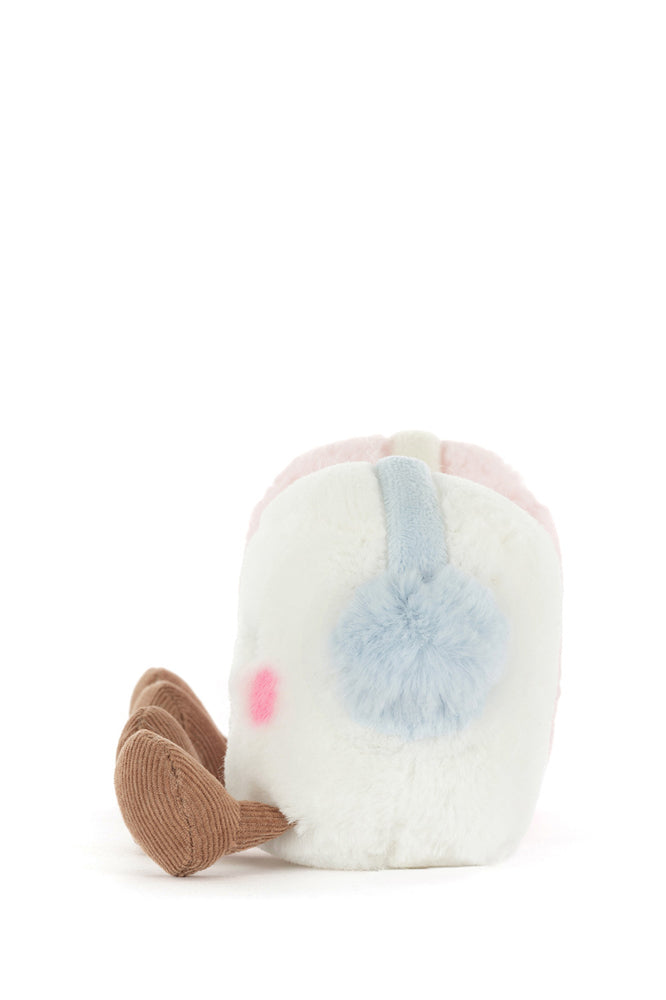 Jellycat Amuseables Toastie Pink & White Marshmallows Soft Toy