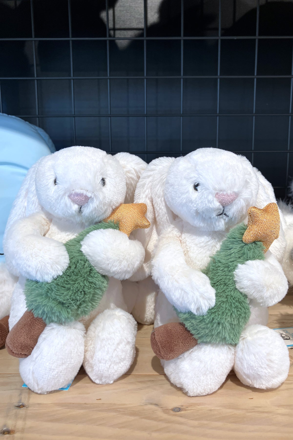 Jellycat Bashful Bunny with Christmas Tree Soft Toy