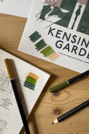 Kensington Gardens Park Print by Jack Oldfield | Design Sketch
