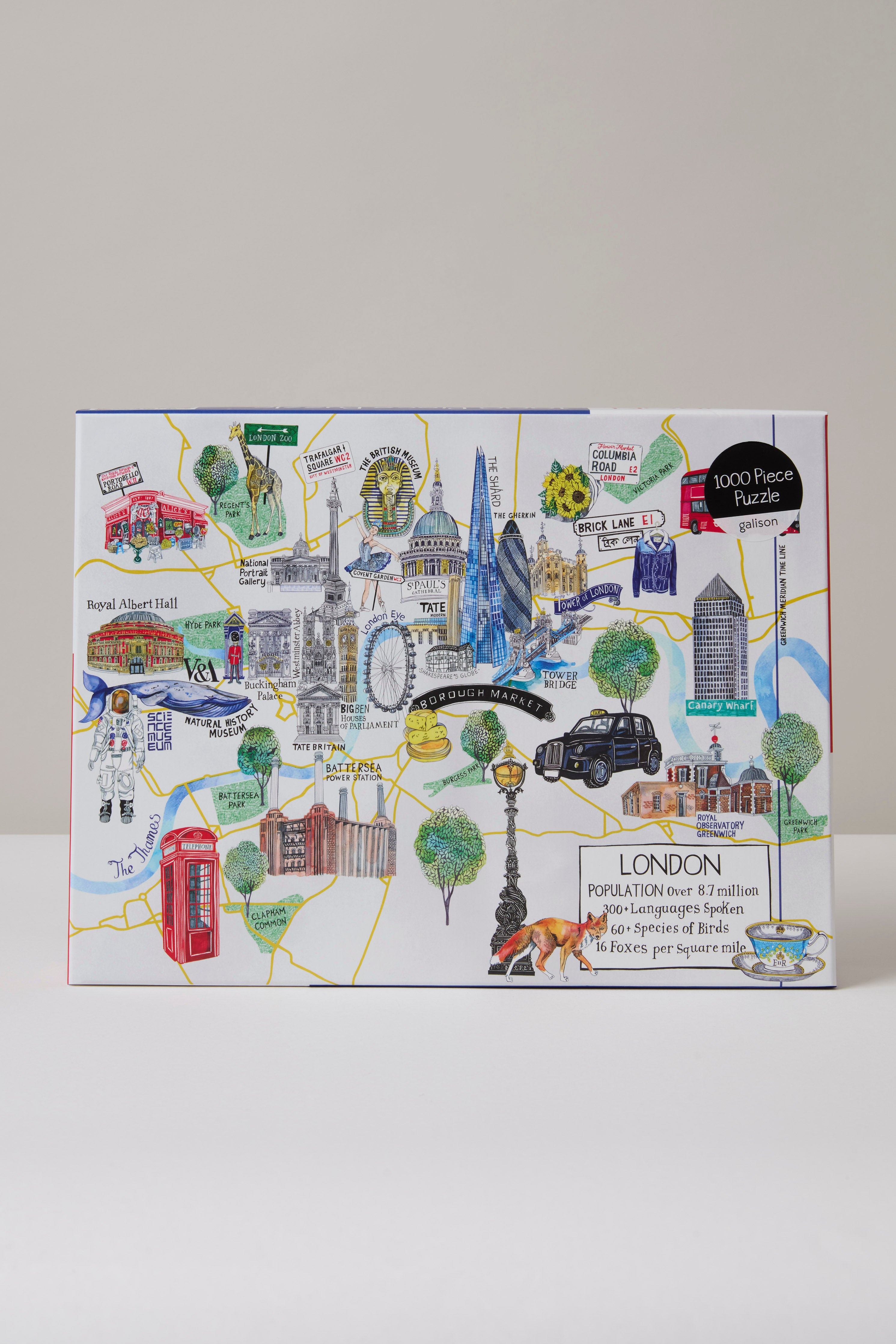 London Map 1000 Piece Jigsaw Puzzle