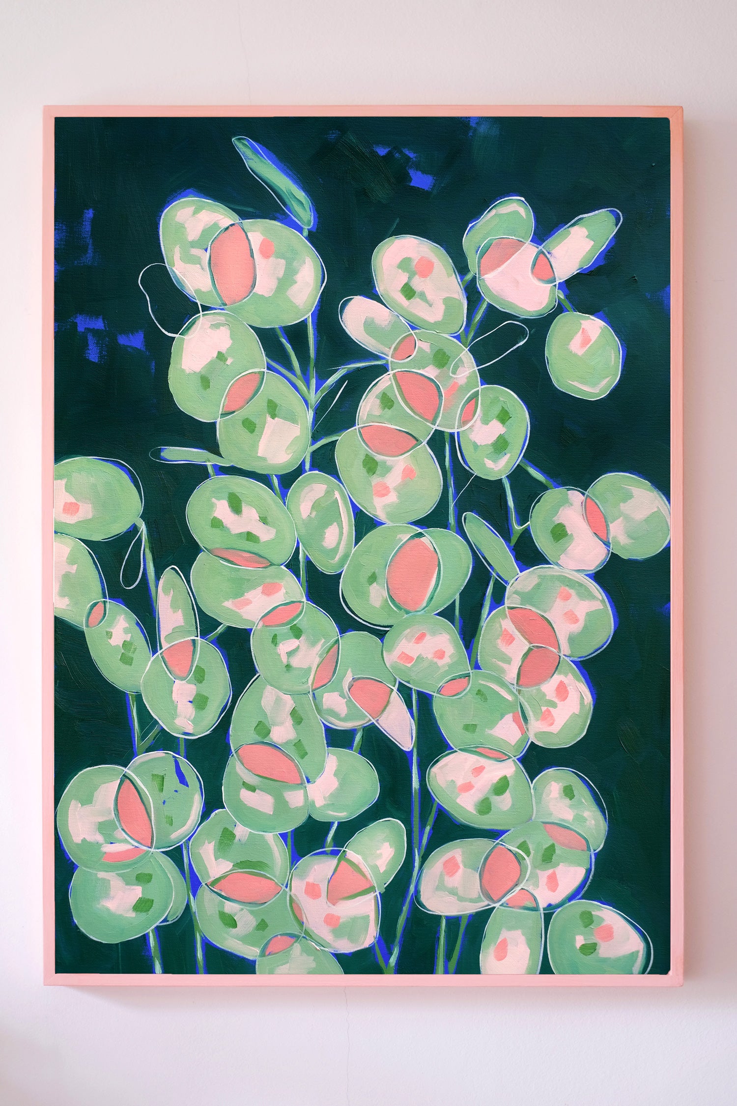 Lunaria Painting On Canvas By Daniel Quirke (Framed) for the Royal Parks | Regents Park Collection