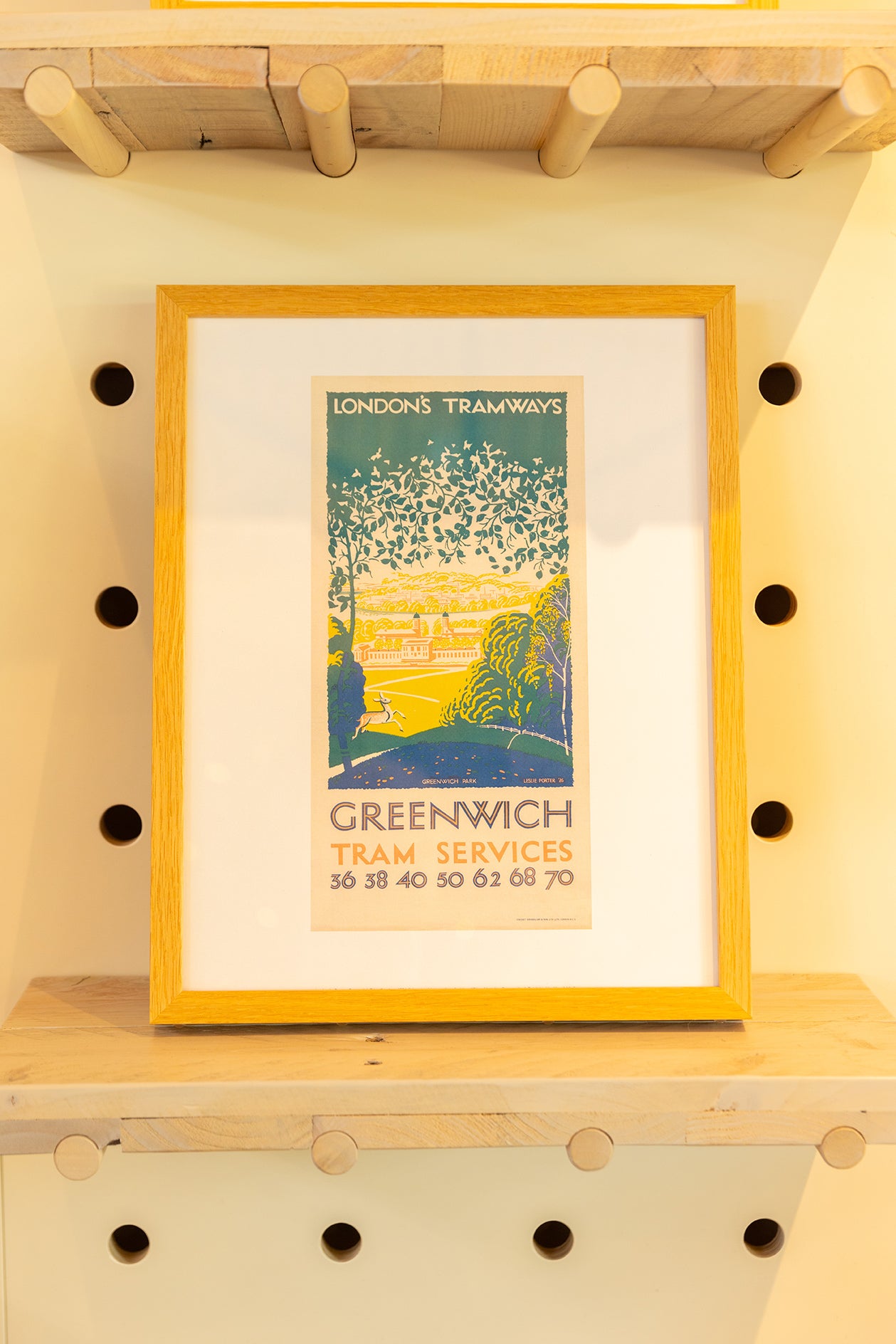 Greenwich Park Tramways Mini Print