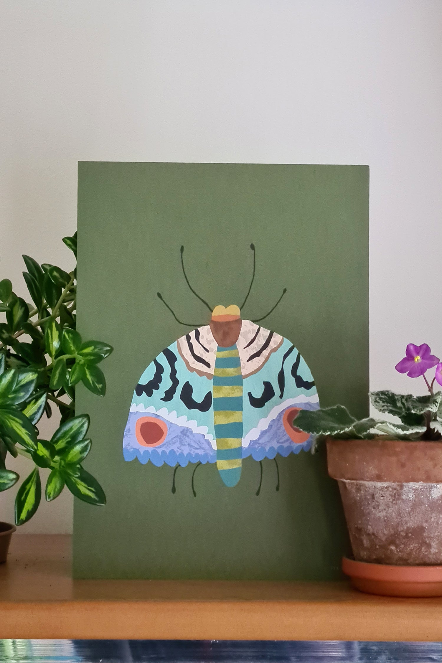 Moth mini print