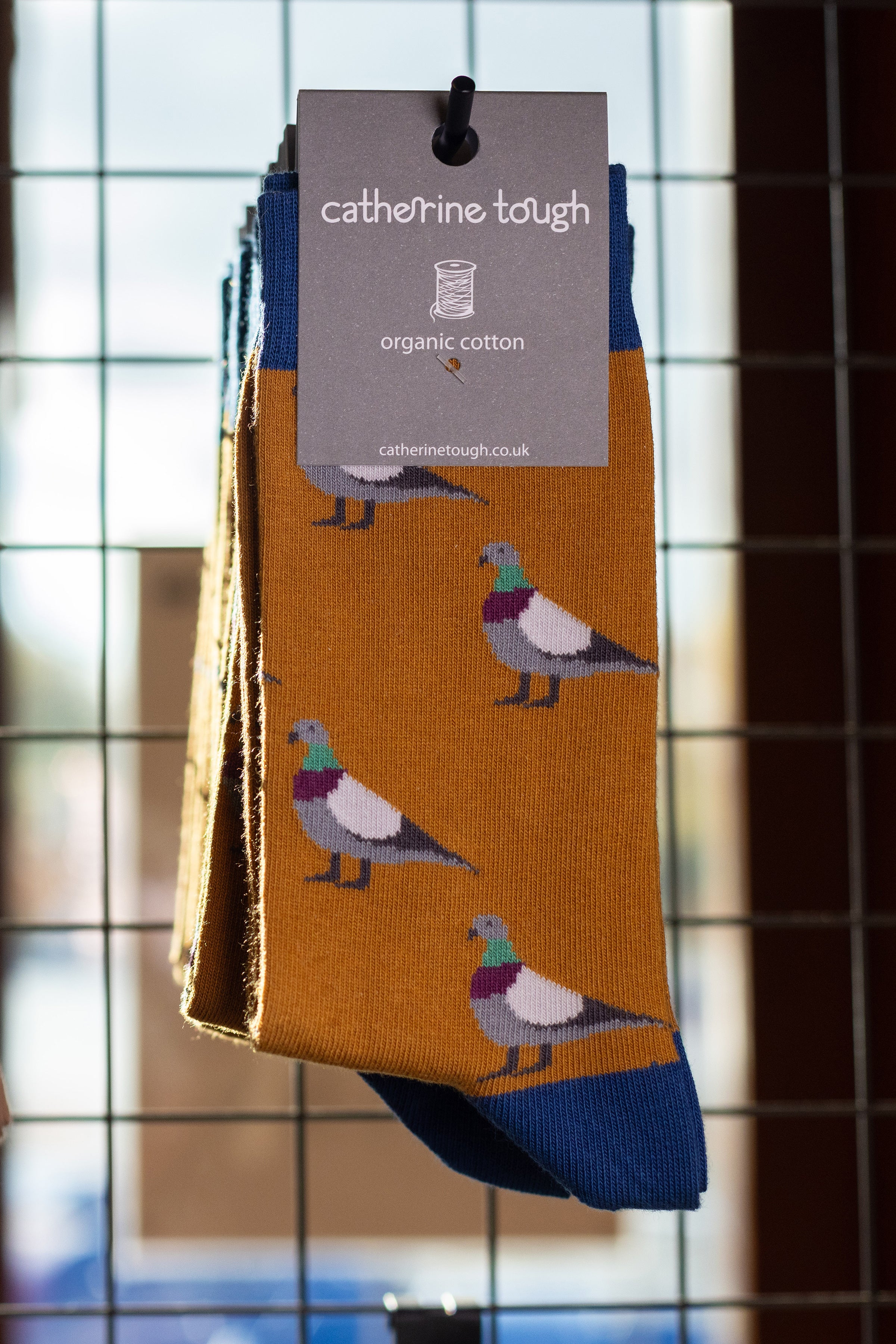 Mustard Pigeon Socks: 8-11