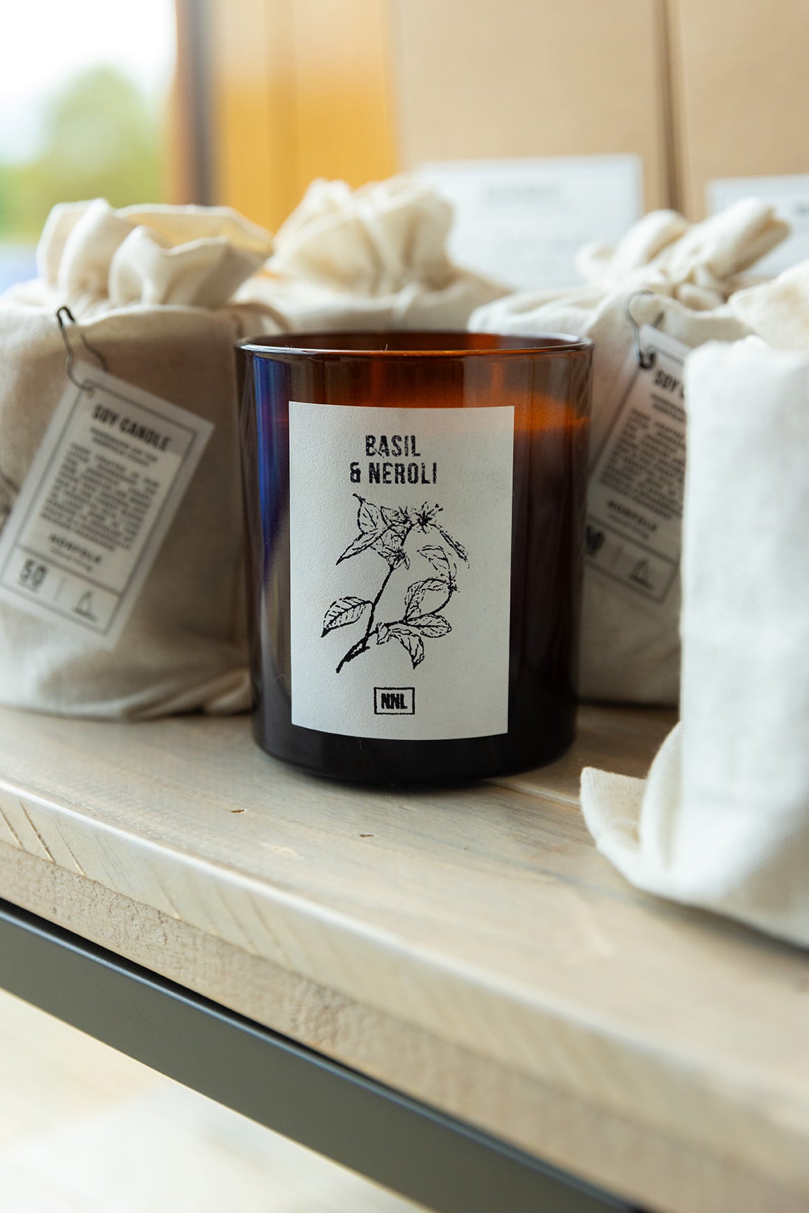 Norfolk Natural Living's Basil & Neroli Candle