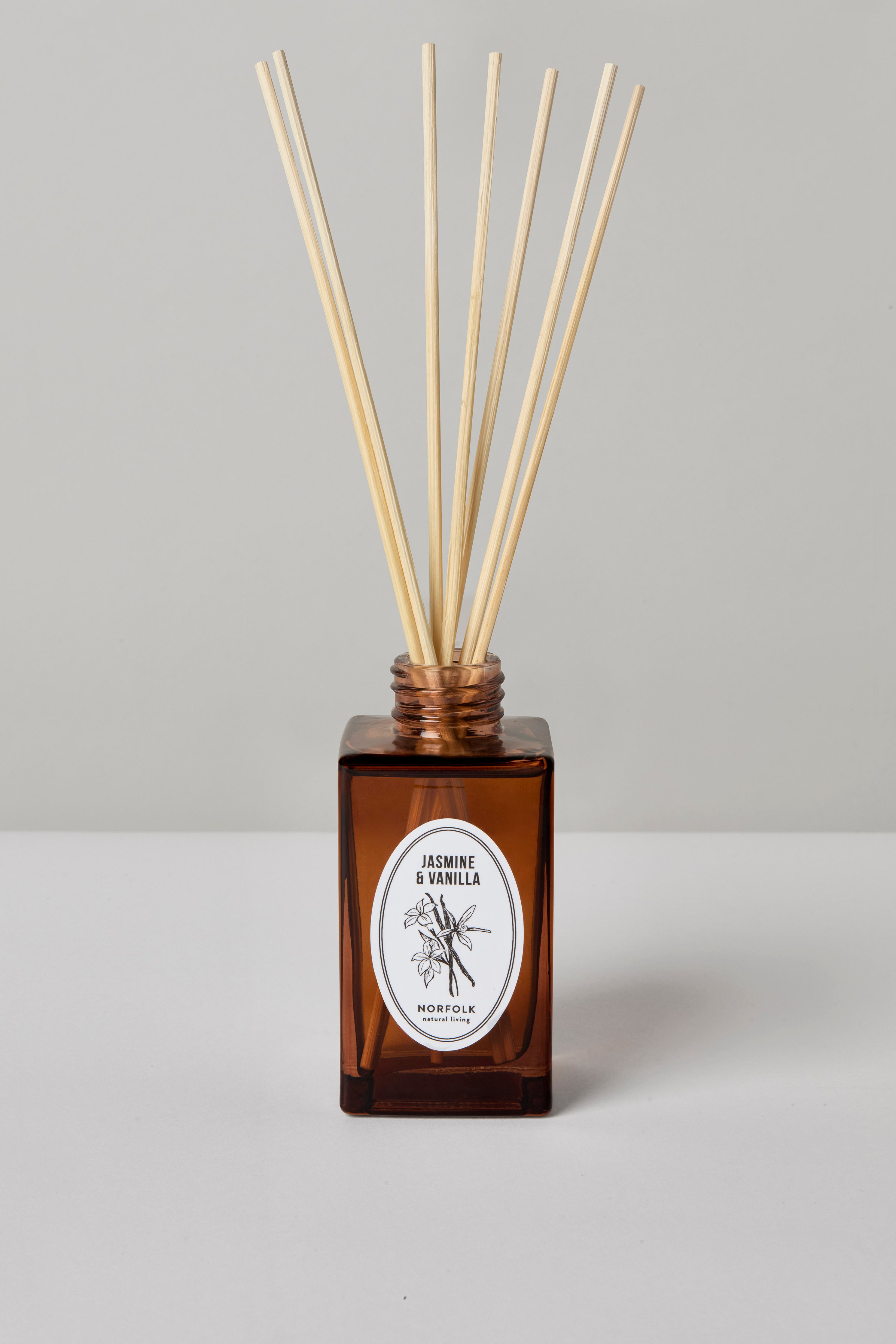 Norfolk Natural Living Gardeners Jasmine & Vanilla Reed Diffuser Set