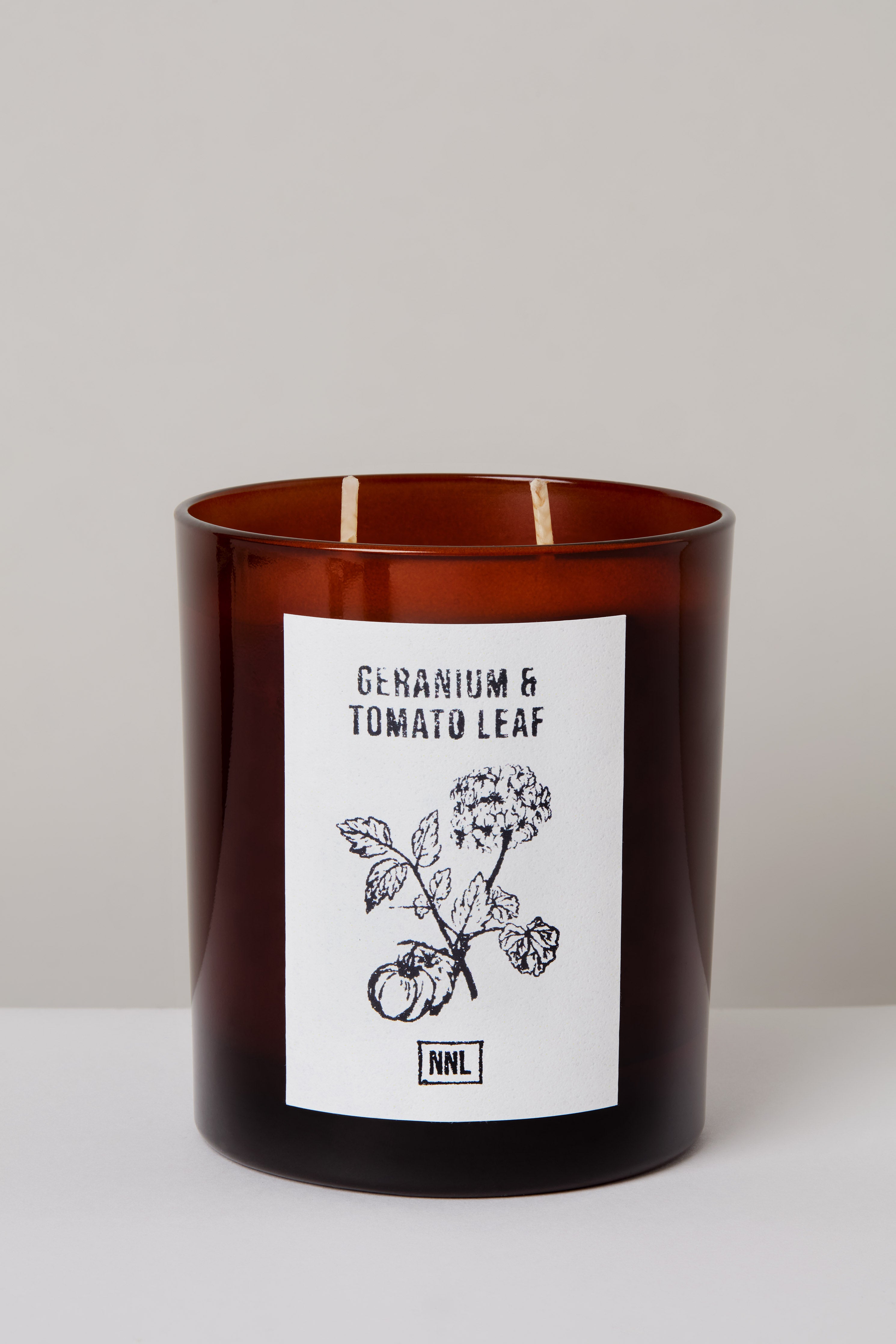 Norfolk Natural Living's Geranium & Tomato Leaf Candle