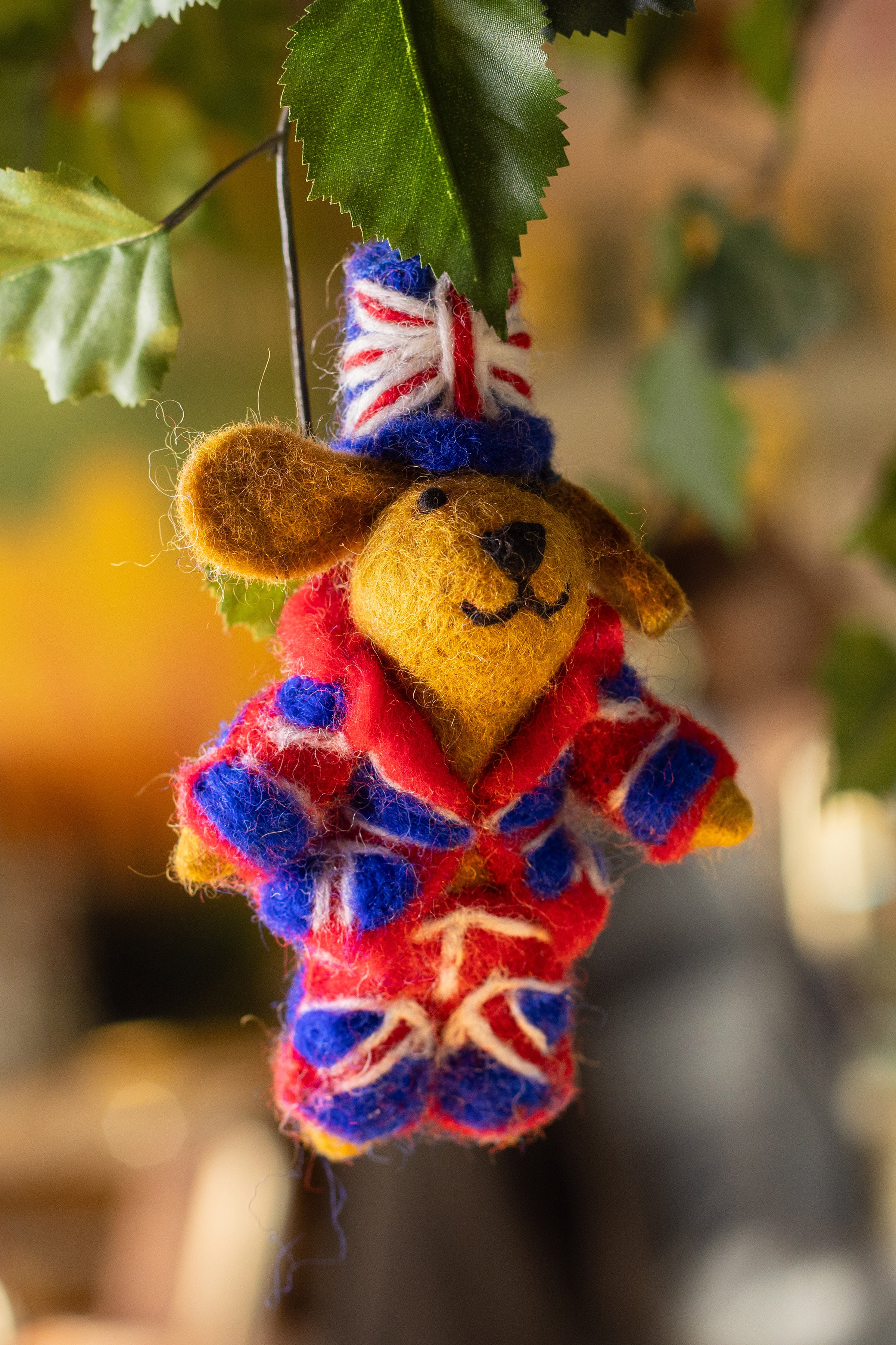 Felt Patriotic Pooch Hanging Decoration