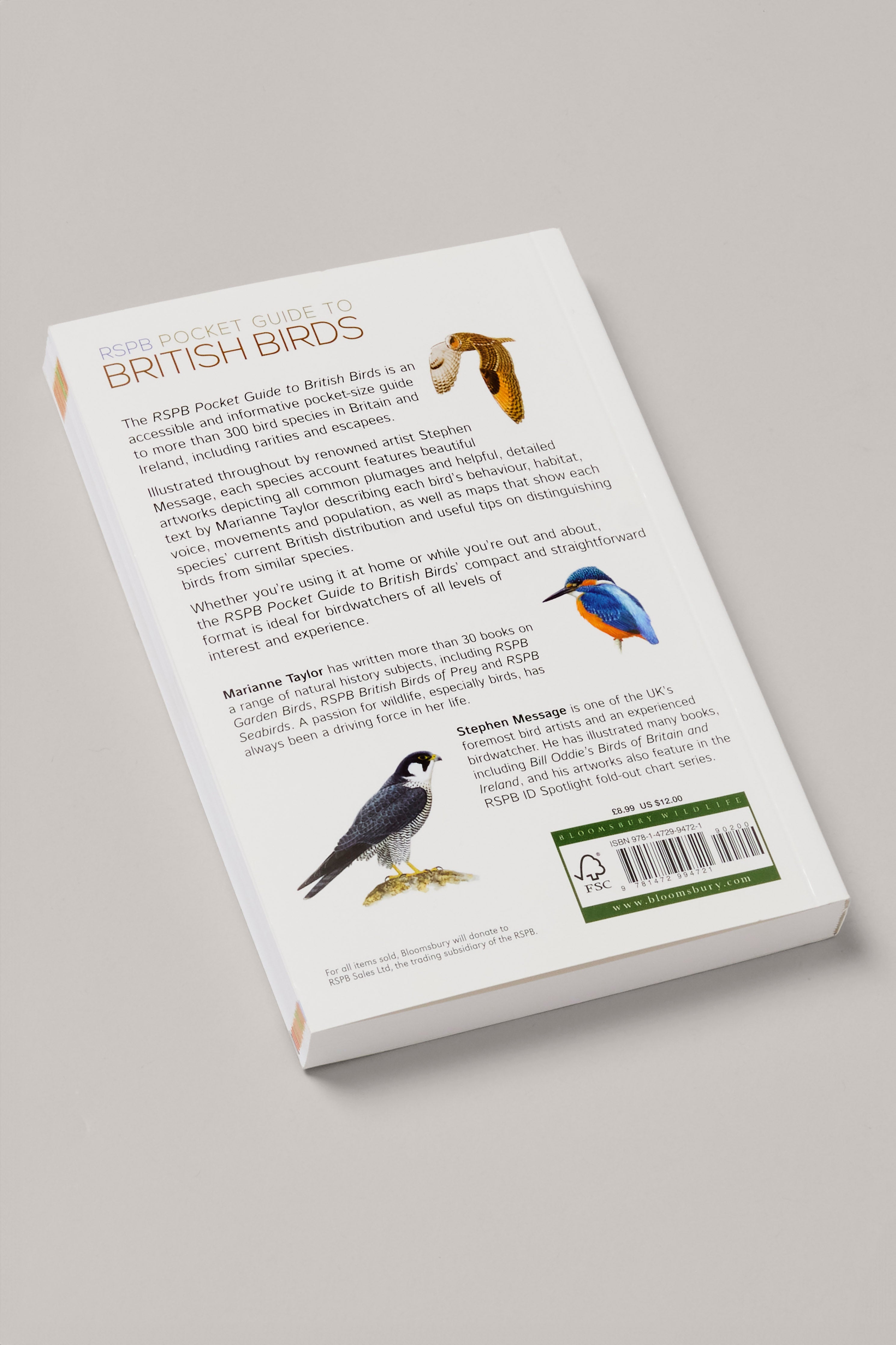 RSPB Pocket Guide To British Birds Book